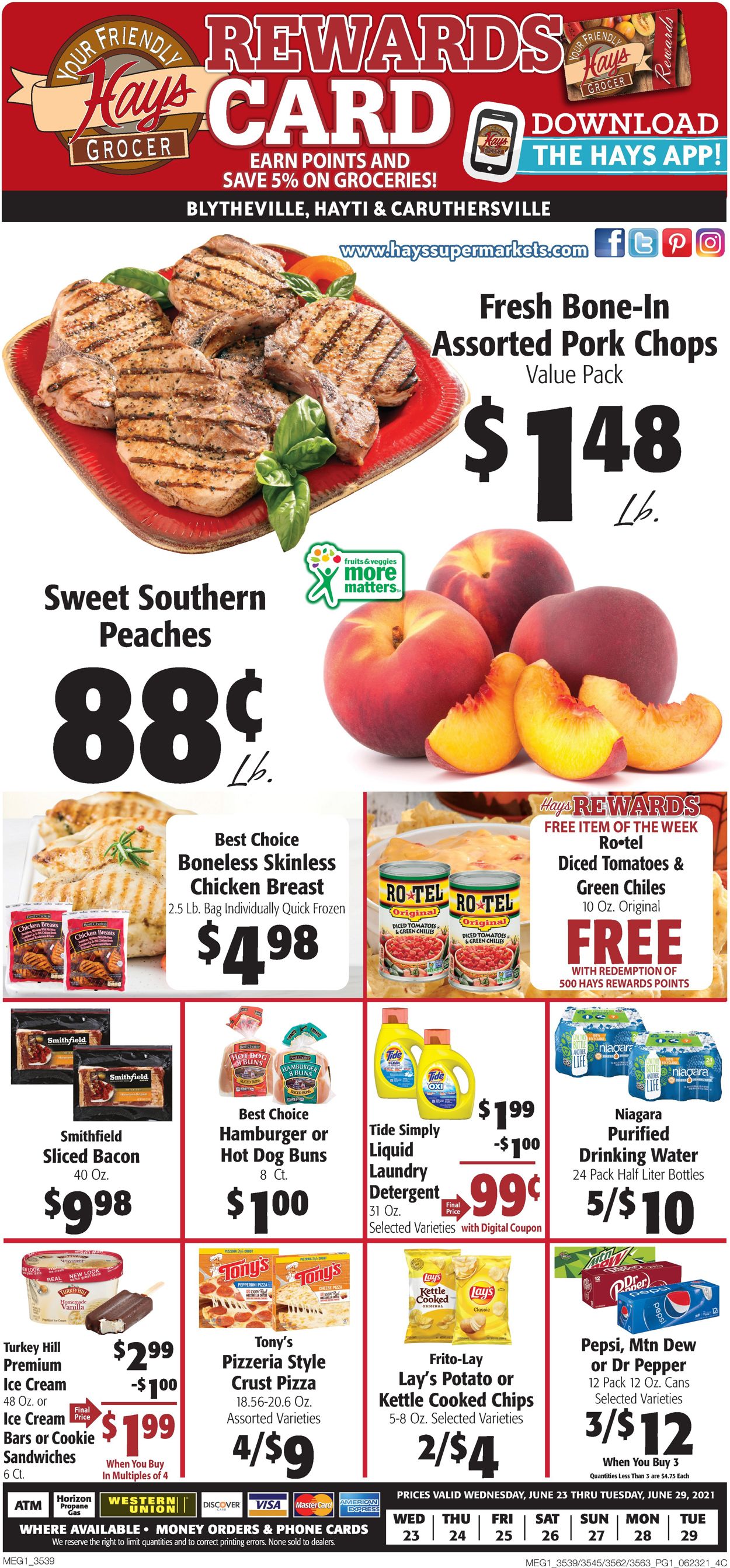 Catalogue Hays Supermarket from 06/23/2021