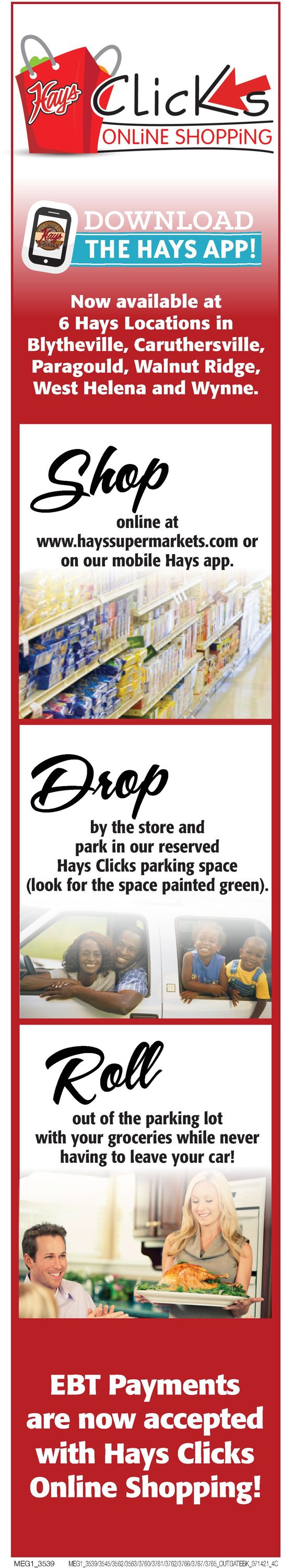 Catalogue Hays Supermarket from 07/14/2021