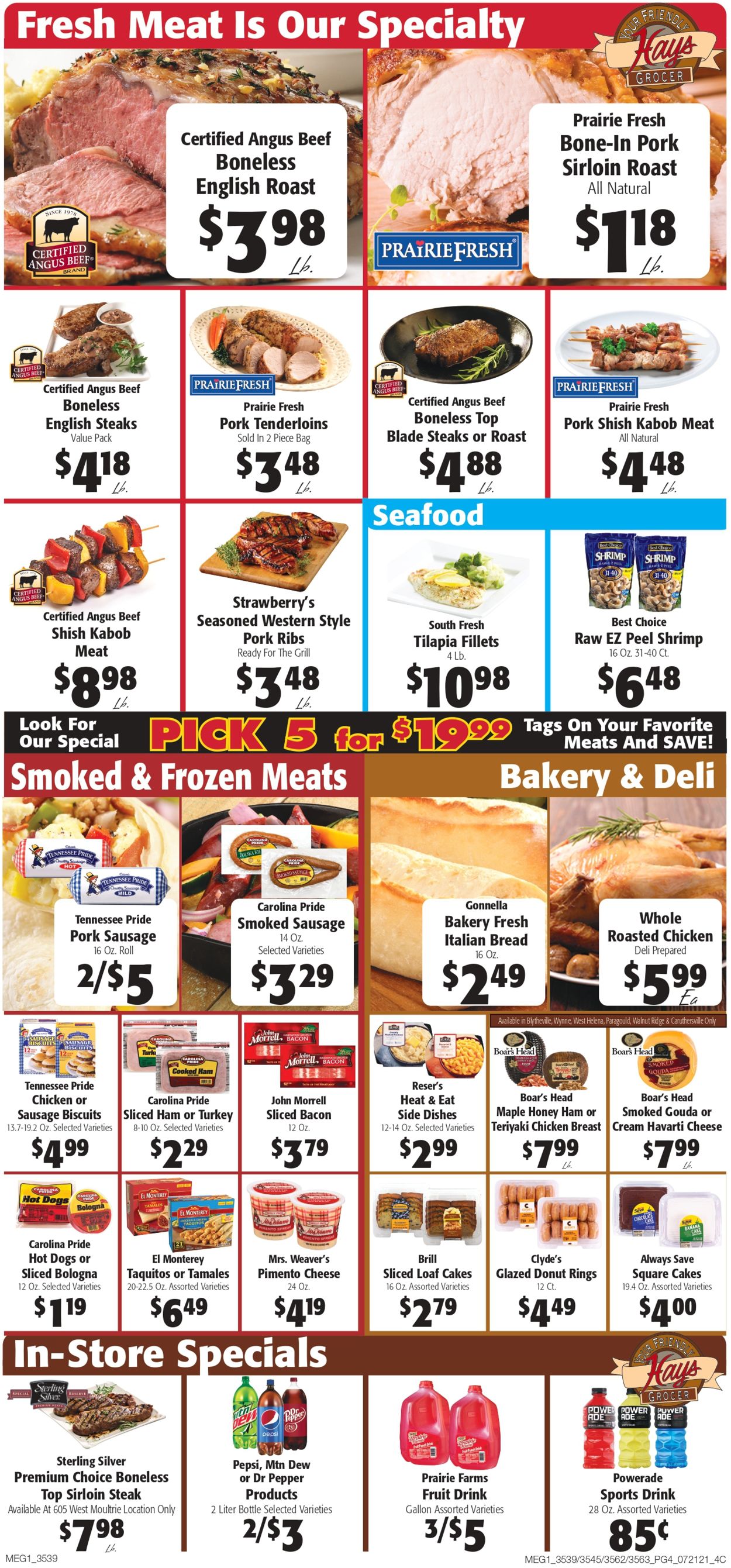 Catalogue Hays Supermarket from 07/21/2021