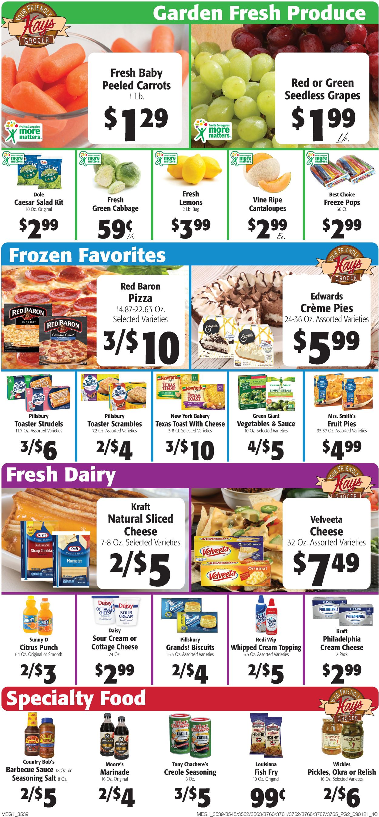 Catalogue Hays Supermarket from 09/01/2021