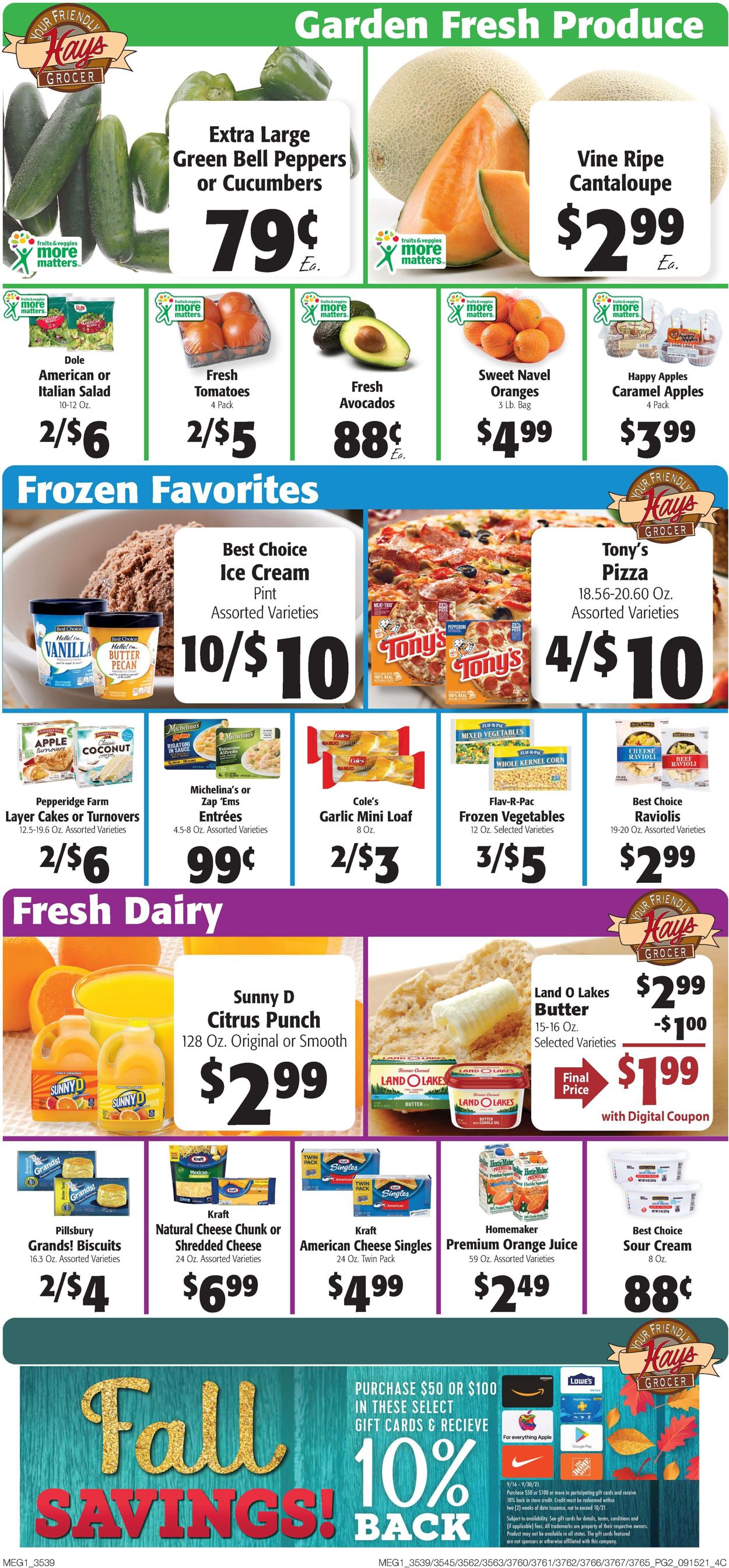 Catalogue Hays Supermarket from 09/15/2021