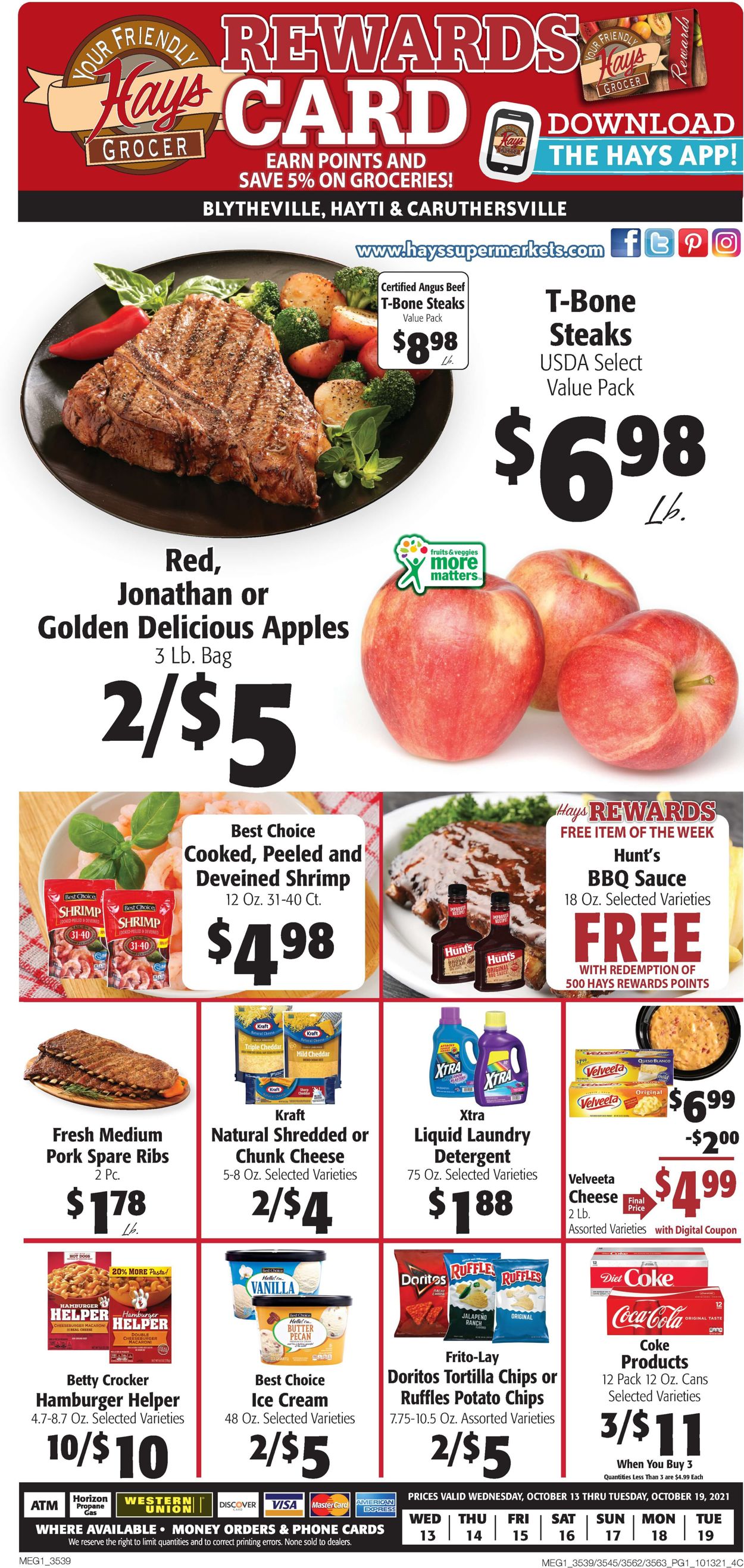 Catalogue Hays Supermarket from 10/13/2021