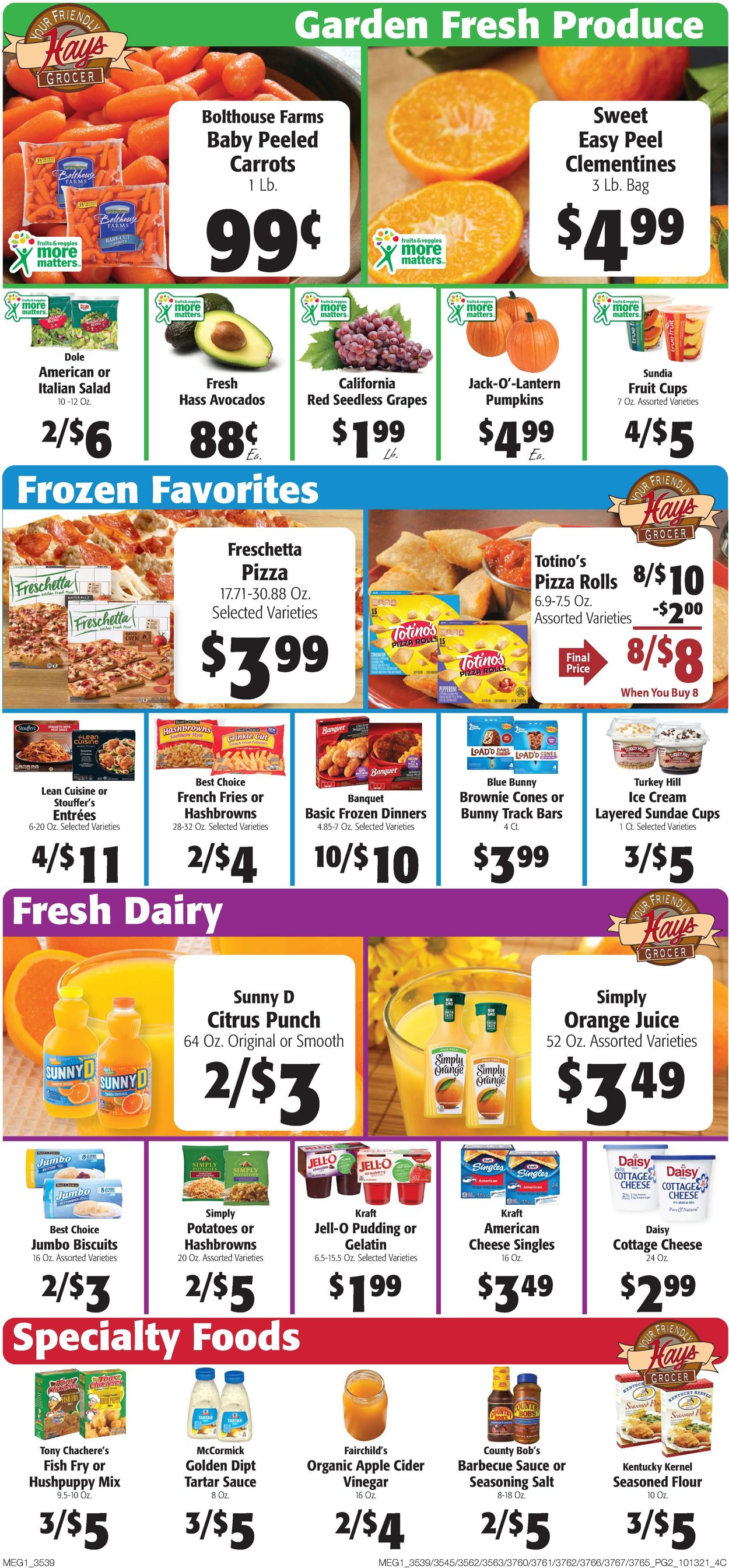 Catalogue Hays Supermarket from 10/13/2021