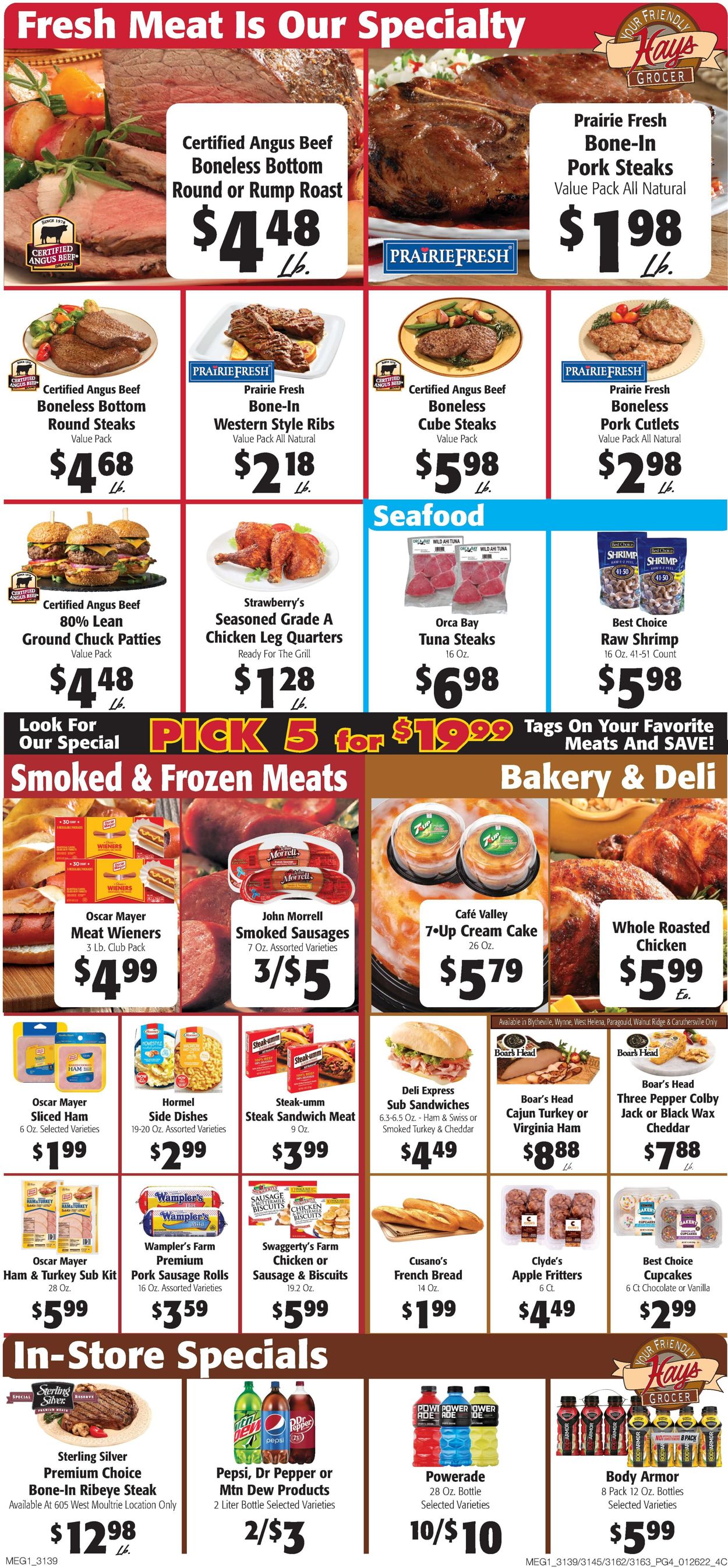 Catalogue Hays Supermarket from 01/26/2022