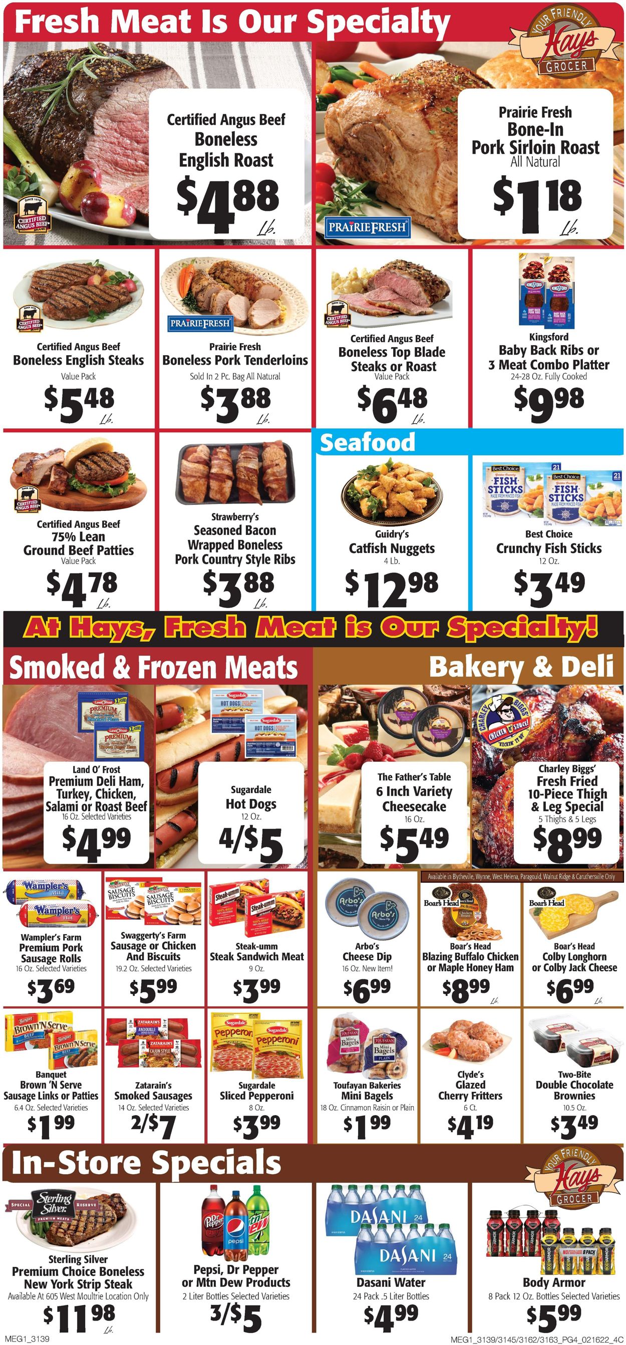 Catalogue Hays Supermarket from 02/16/2022