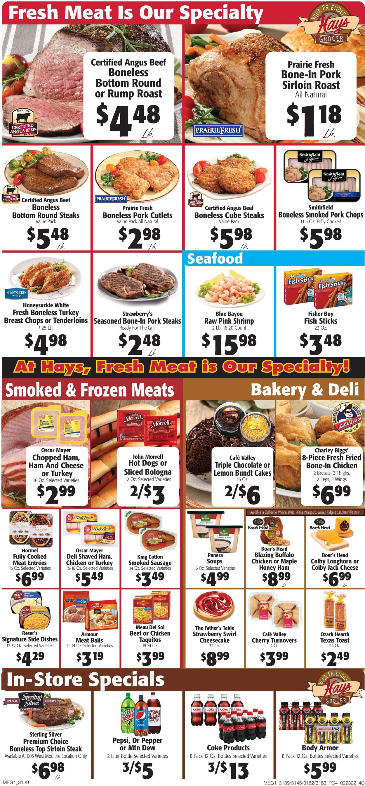 Catalogue Hays Supermarket from 02/23/2022