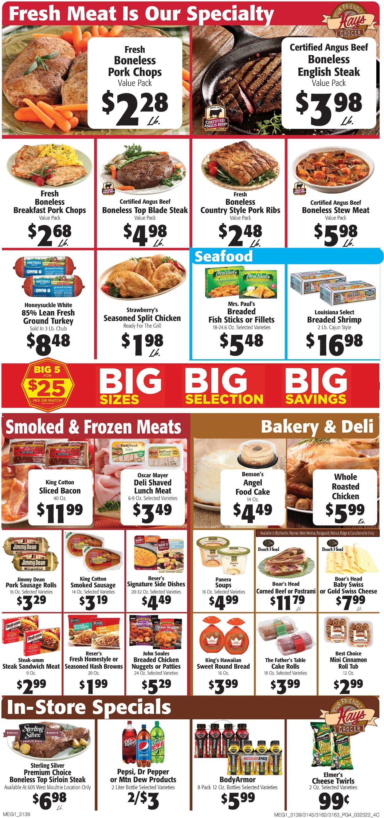 Catalogue Hays Supermarket from 03/23/2022