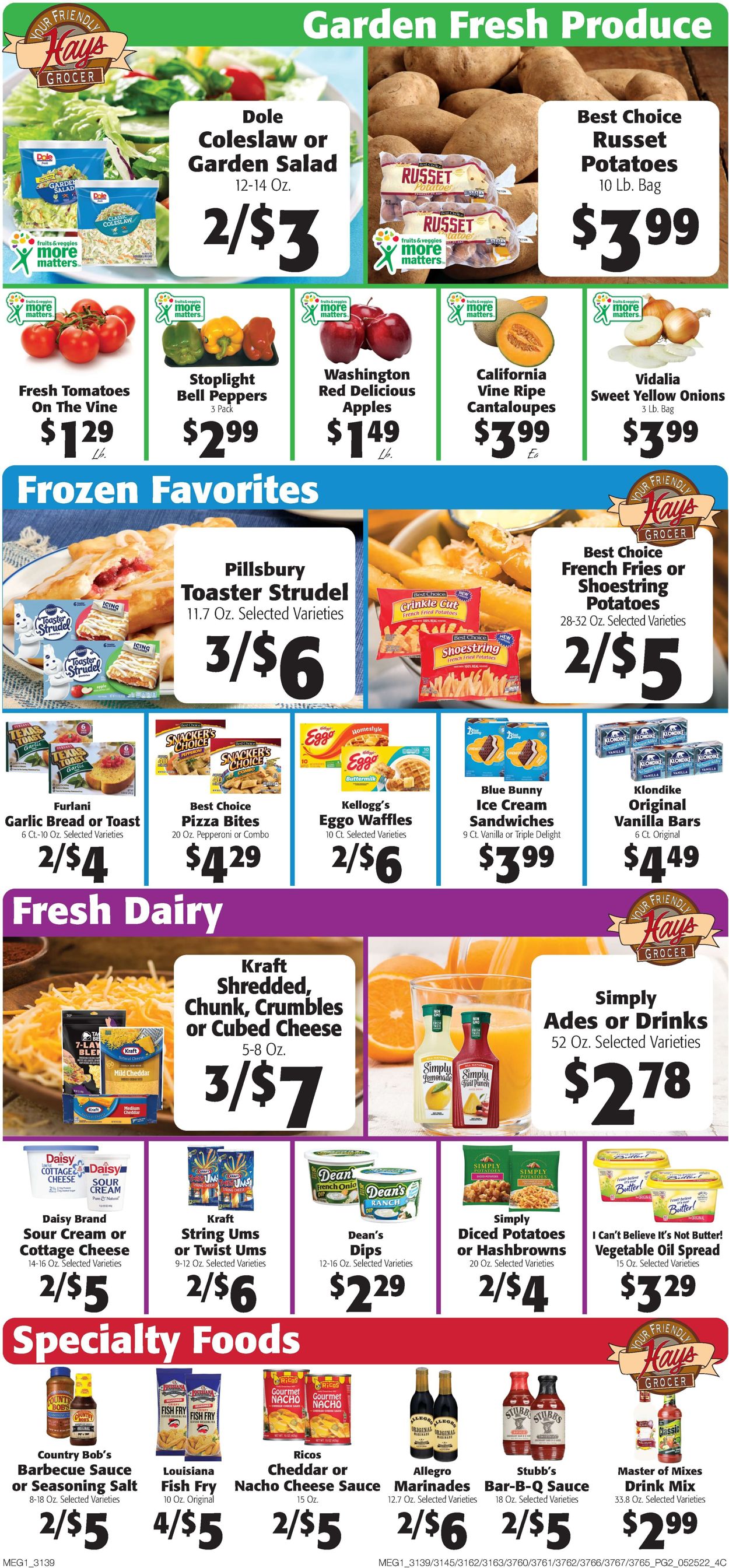 Catalogue Hays Supermarket from 05/25/2022