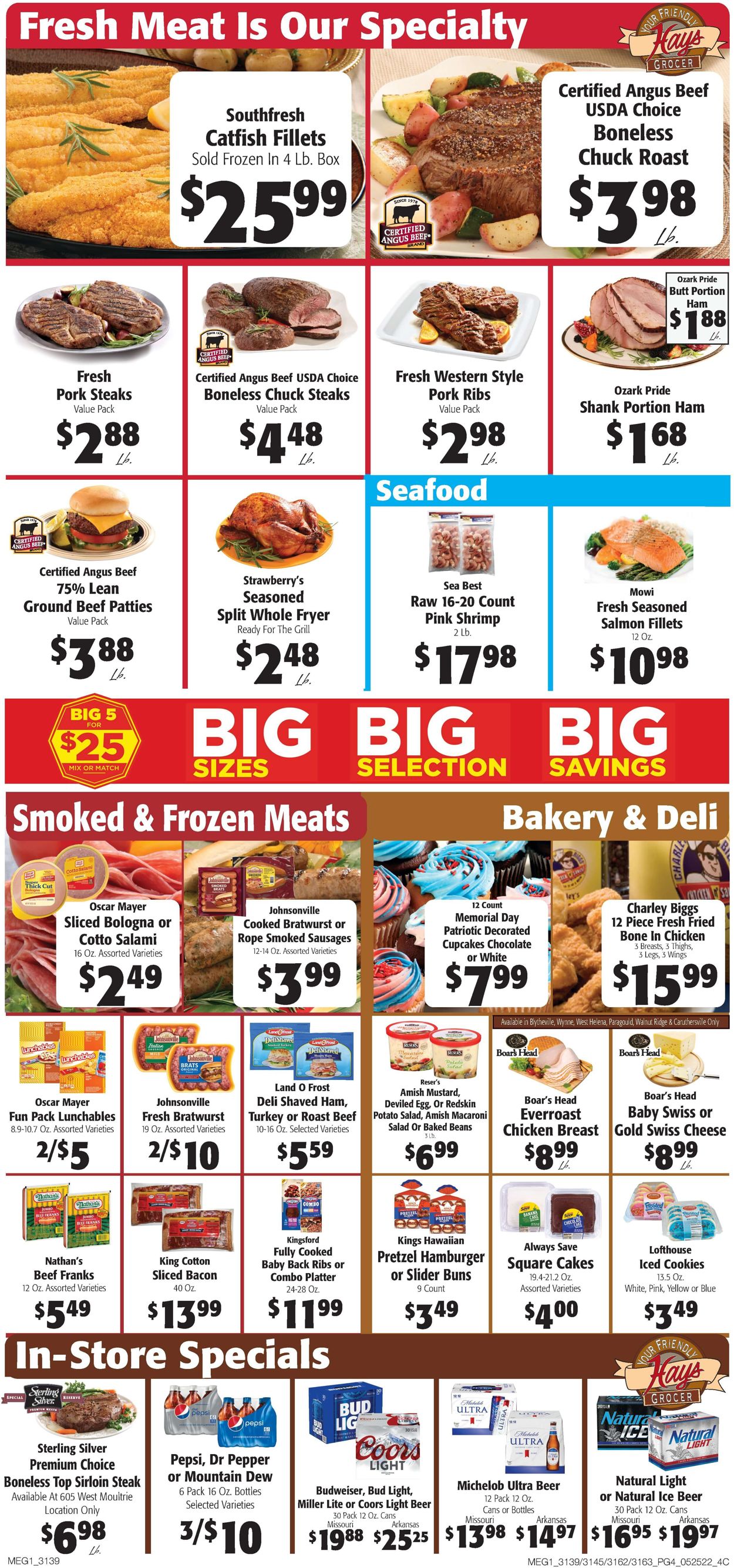 Catalogue Hays Supermarket from 05/25/2022