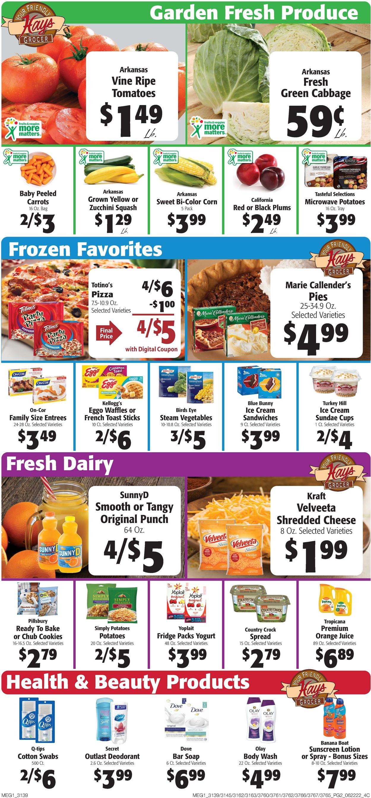 Hays Supermarket Current weekly ad 06/22 - 06/28/2022 [2] - frequent ...