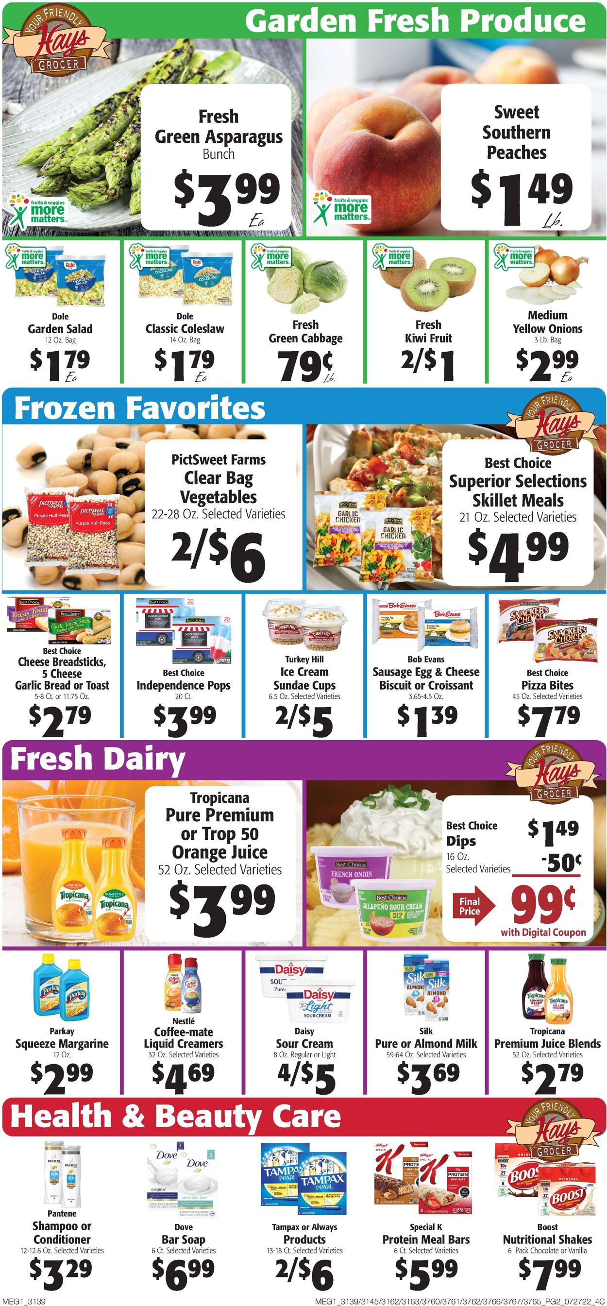 Catalogue Hays Supermarket from 07/27/2022