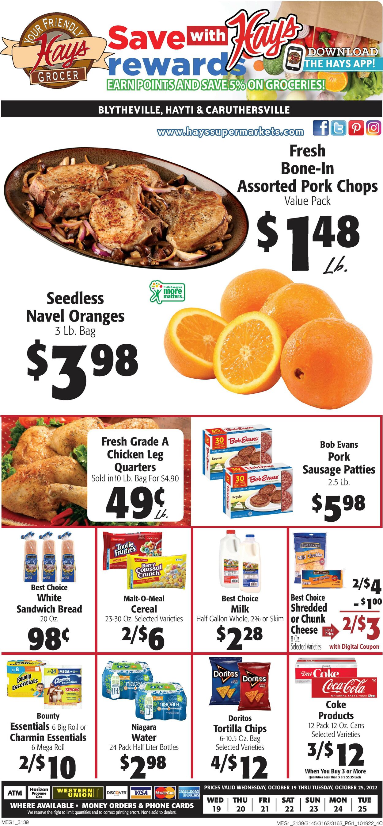 Catalogue Hays Supermarket from 10/19/2022