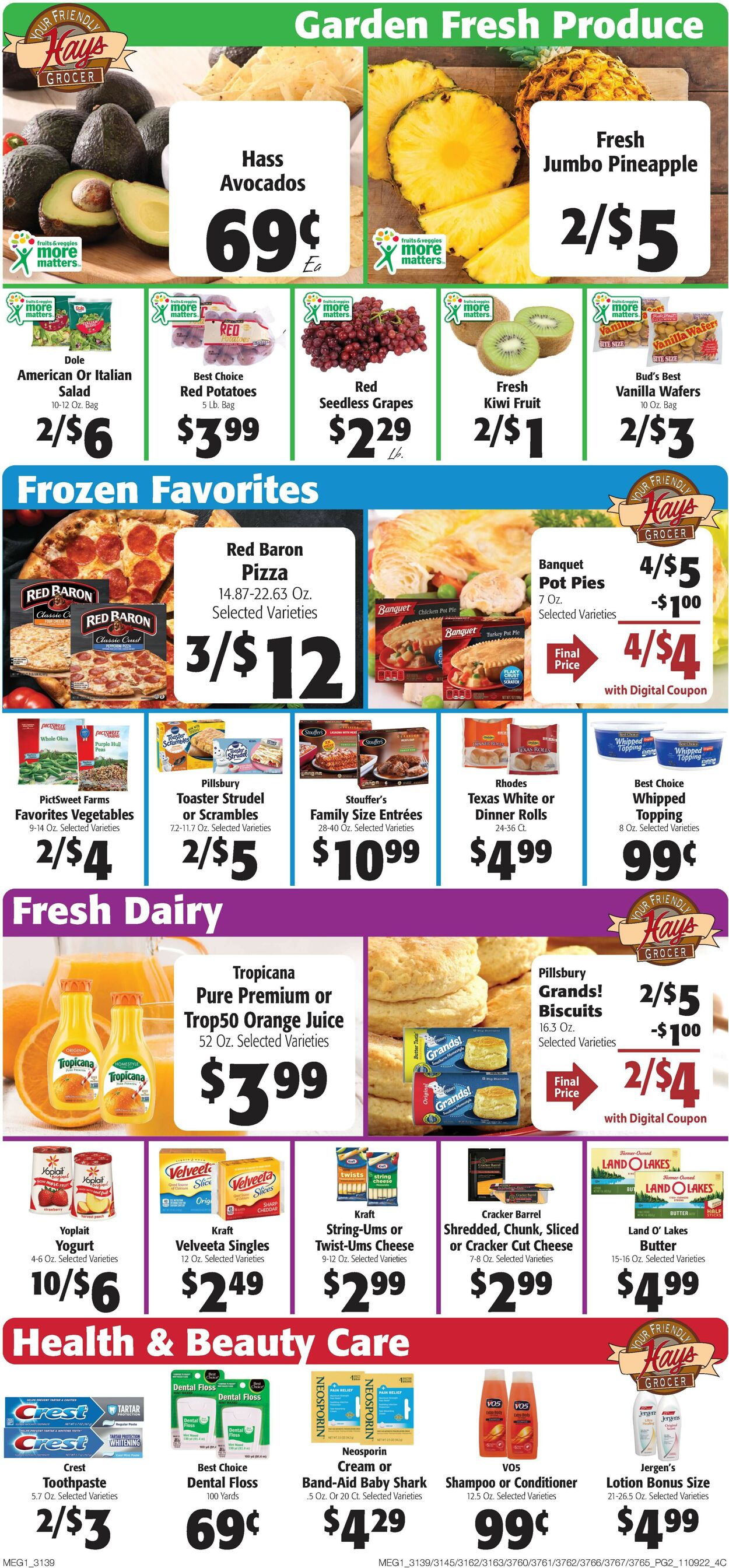 Catalogue Hays Supermarket from 11/09/2022