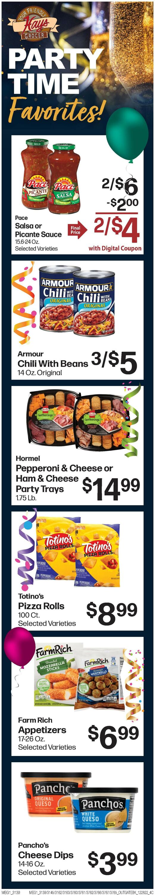 Catalogue Hays Supermarket from 12/28/2022
