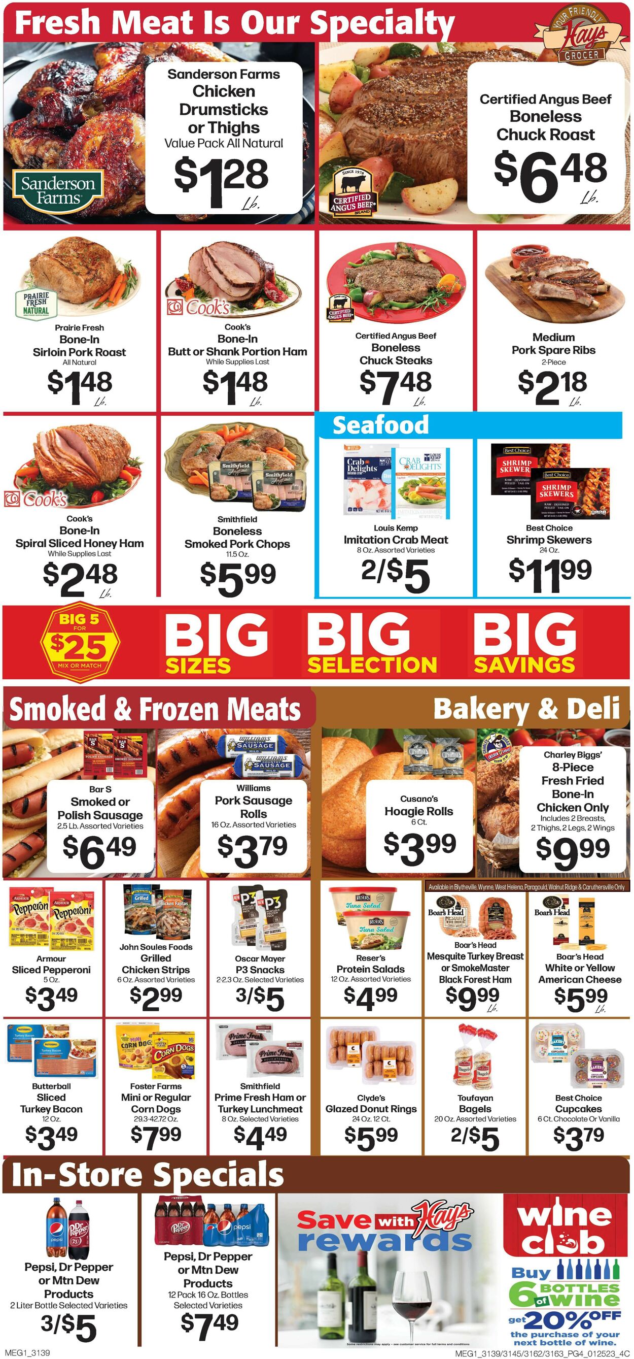Catalogue Hays Supermarket from 01/25/2023