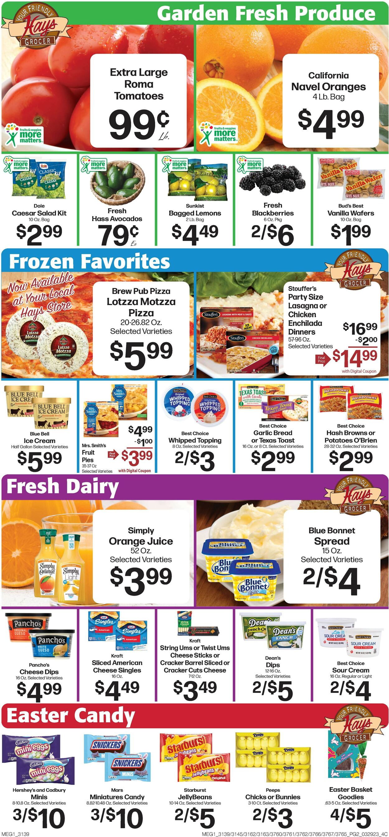 Catalogue Hays Supermarket from 03/29/2023