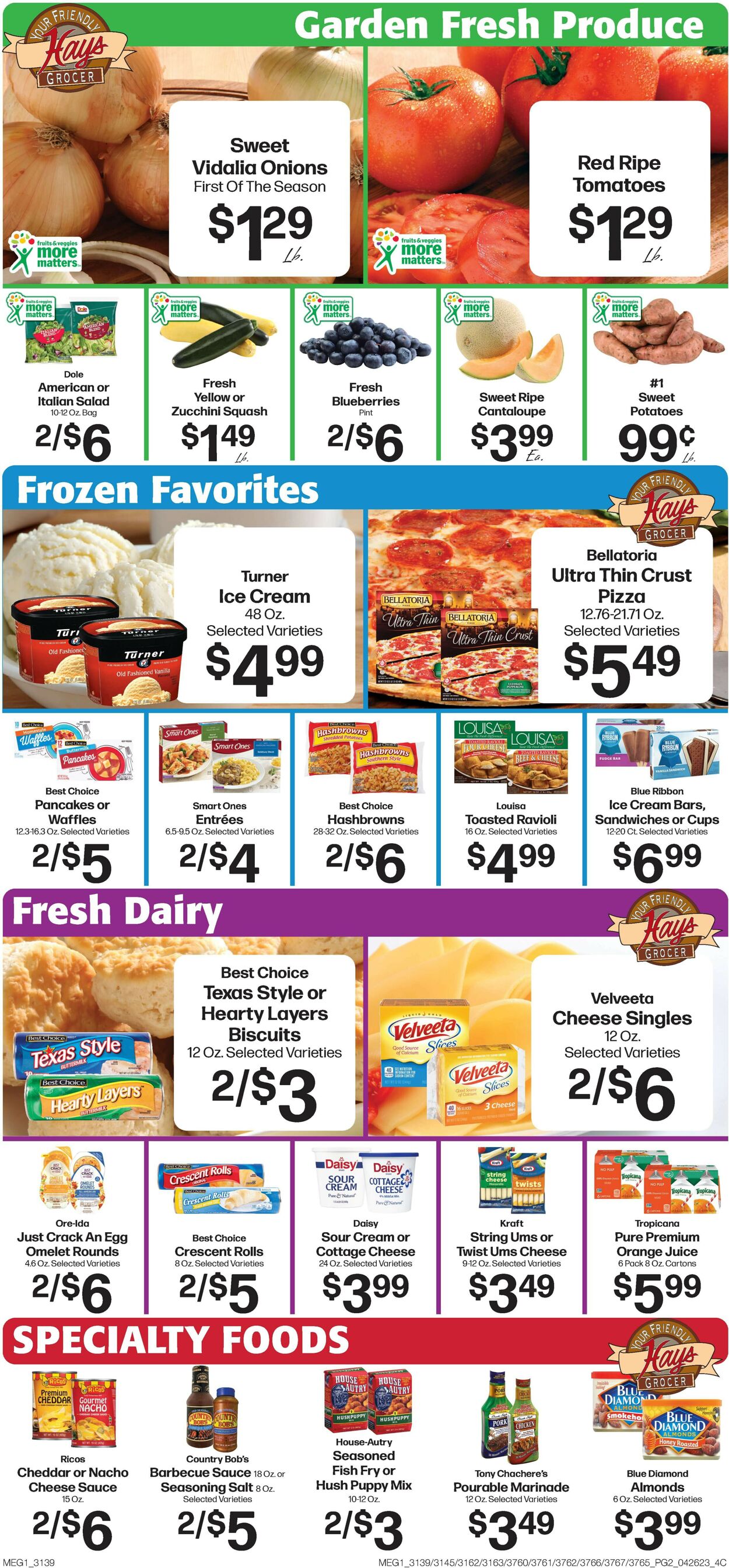 Catalogue Hays Supermarket from 04/26/2023