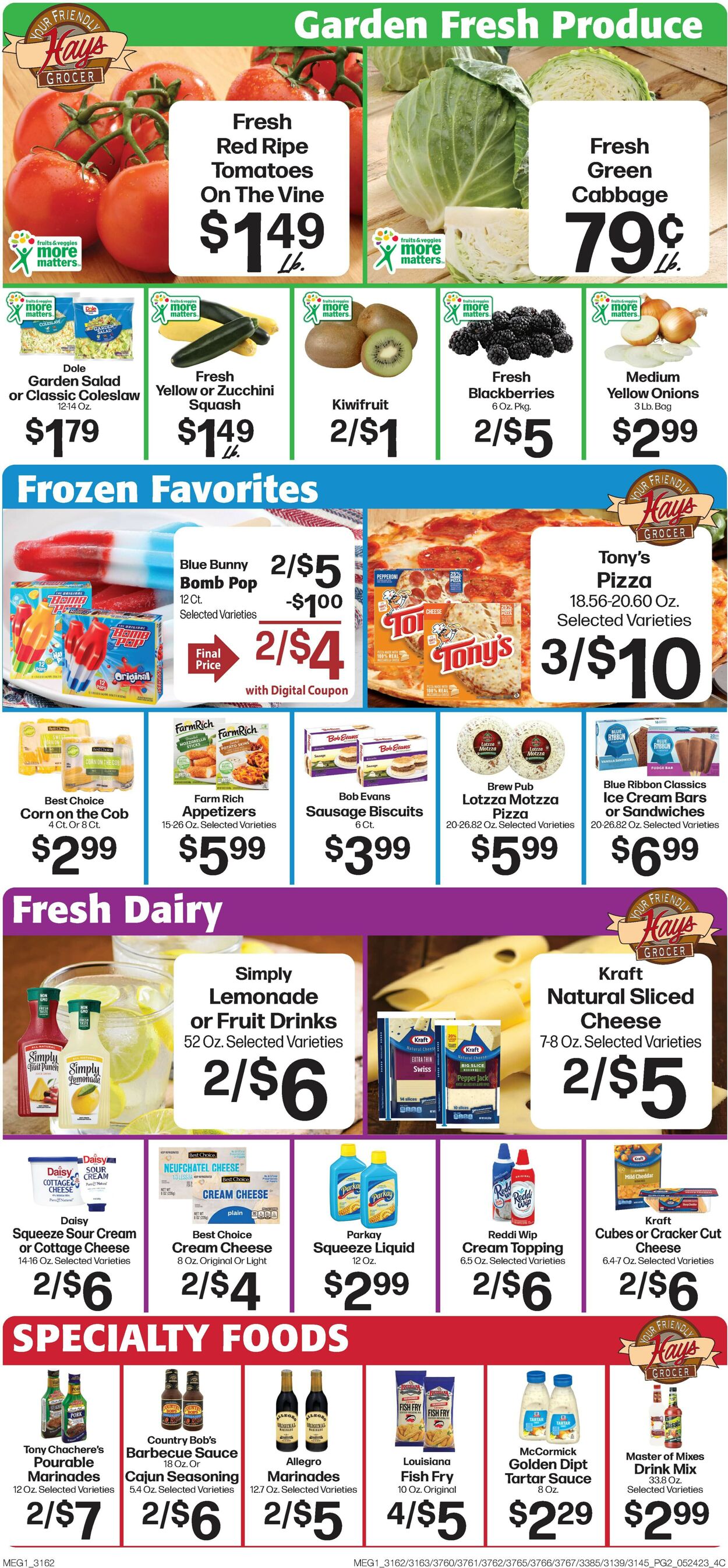 Catalogue Hays Supermarket from 05/24/2023