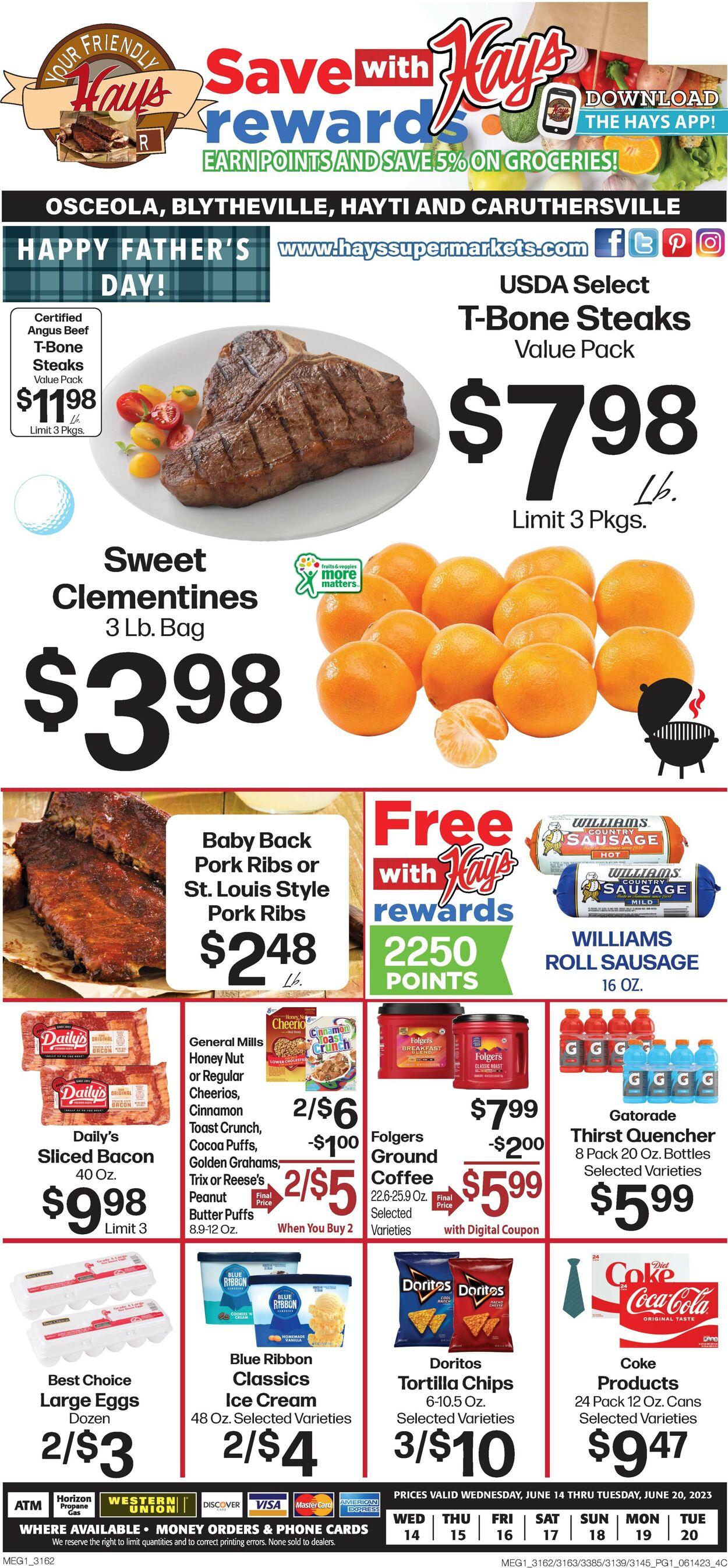 Catalogue Hays Supermarket from 06/14/2023