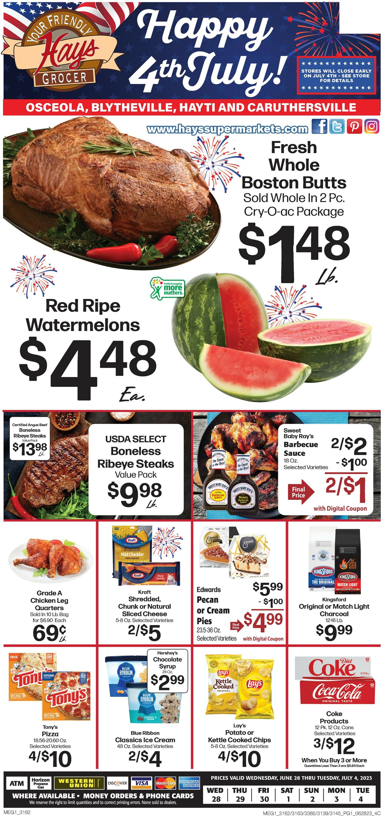 Catalogue Hays Supermarket from 06/28/2023