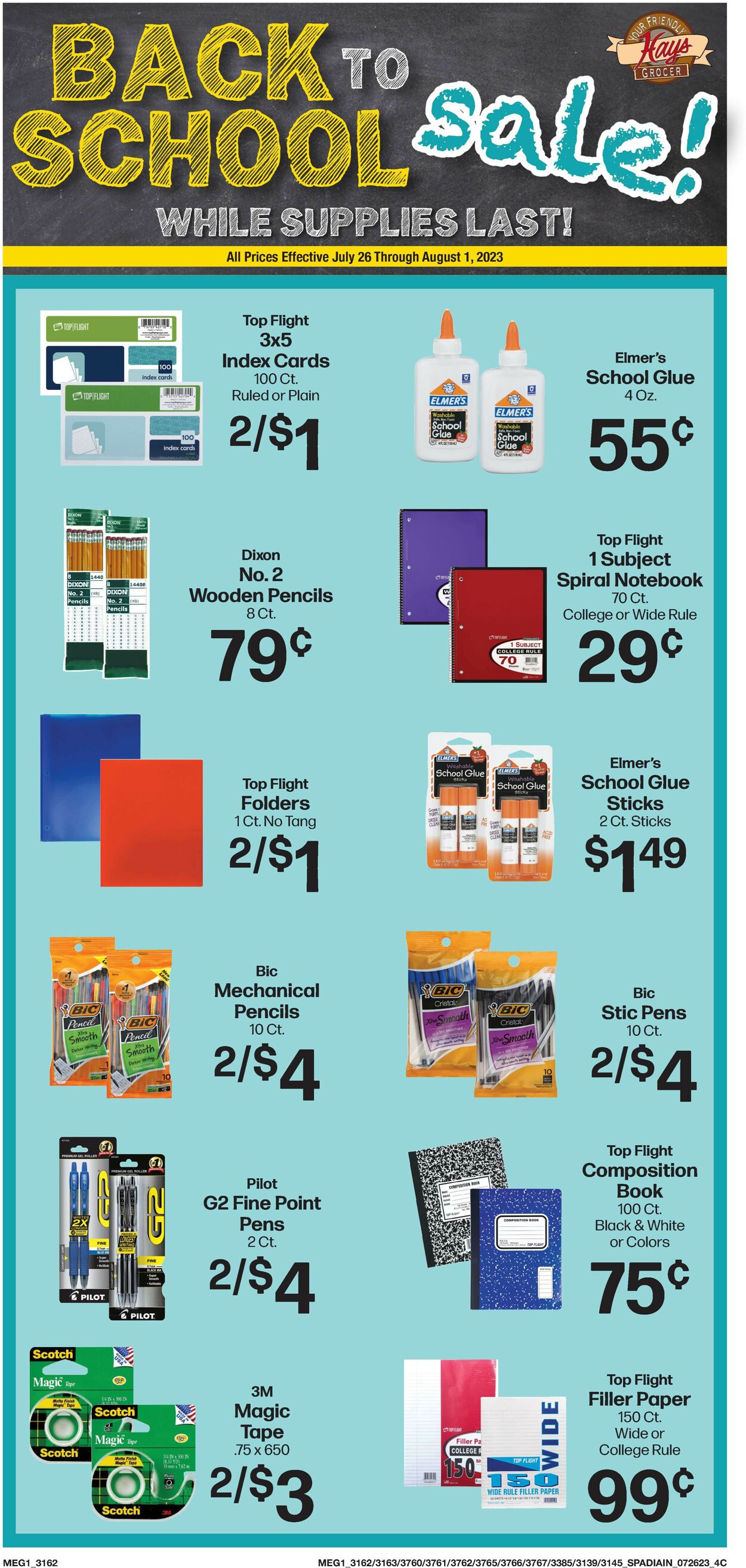 Catalogue Hays Supermarket from 07/26/2023