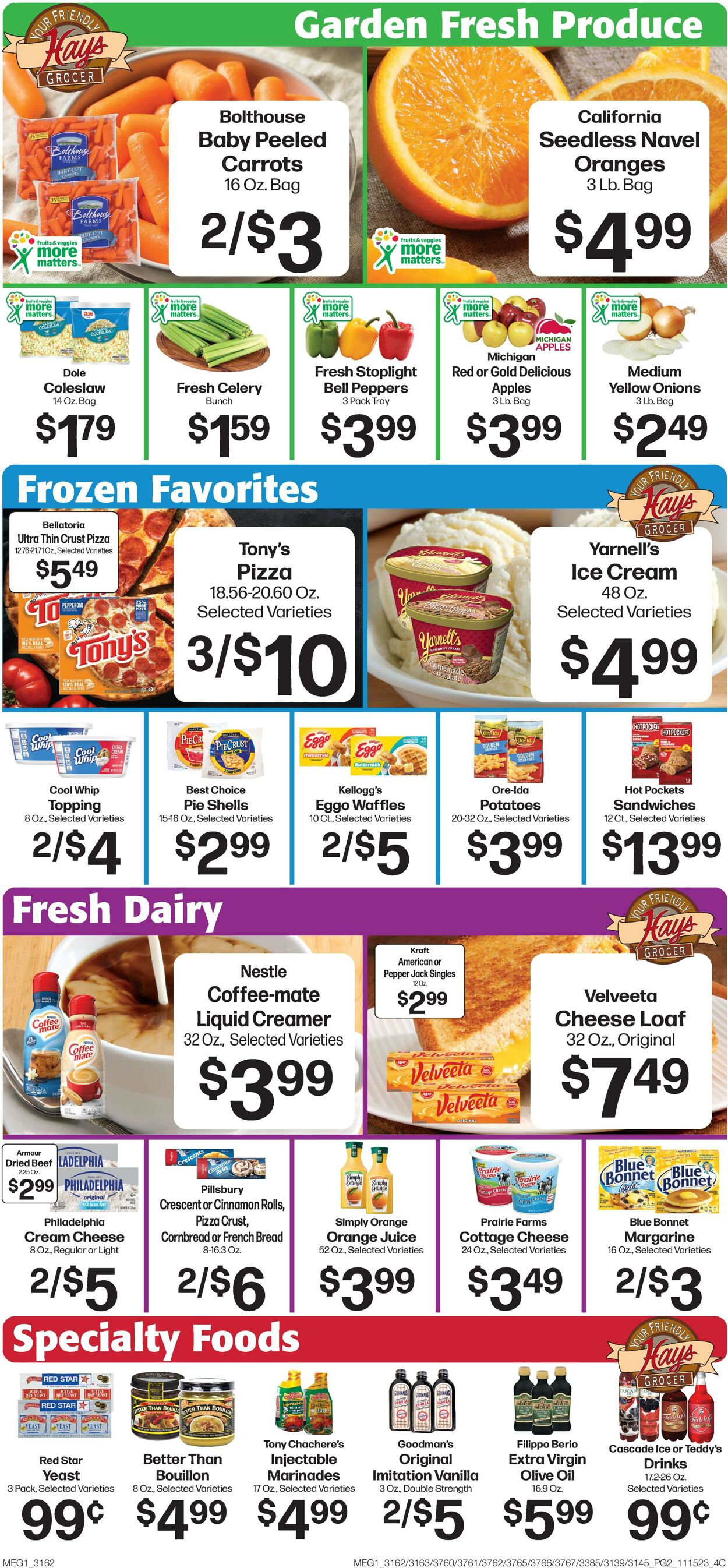 Catalogue Hays Supermarket from 11/15/2023