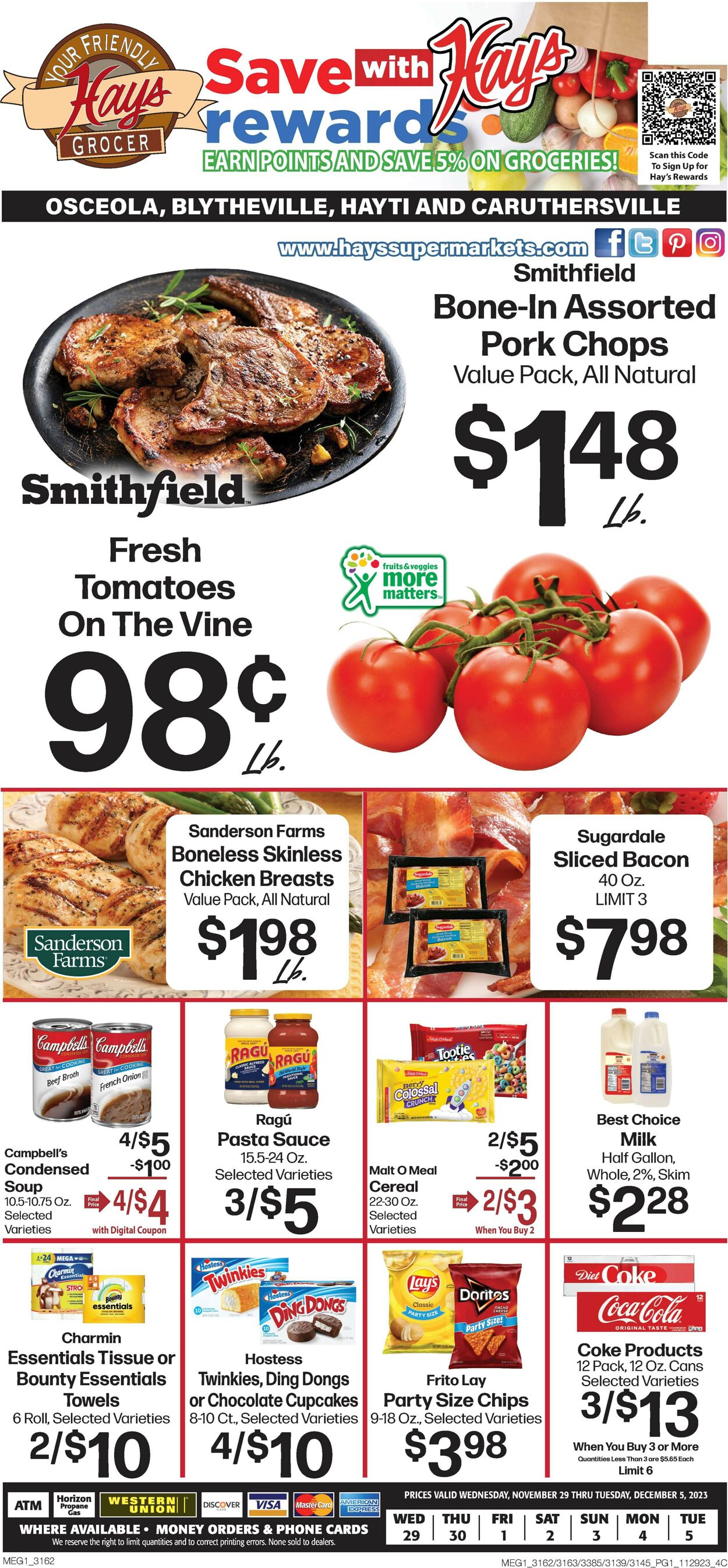 Catalogue Hays Supermarket from 11/29/2023