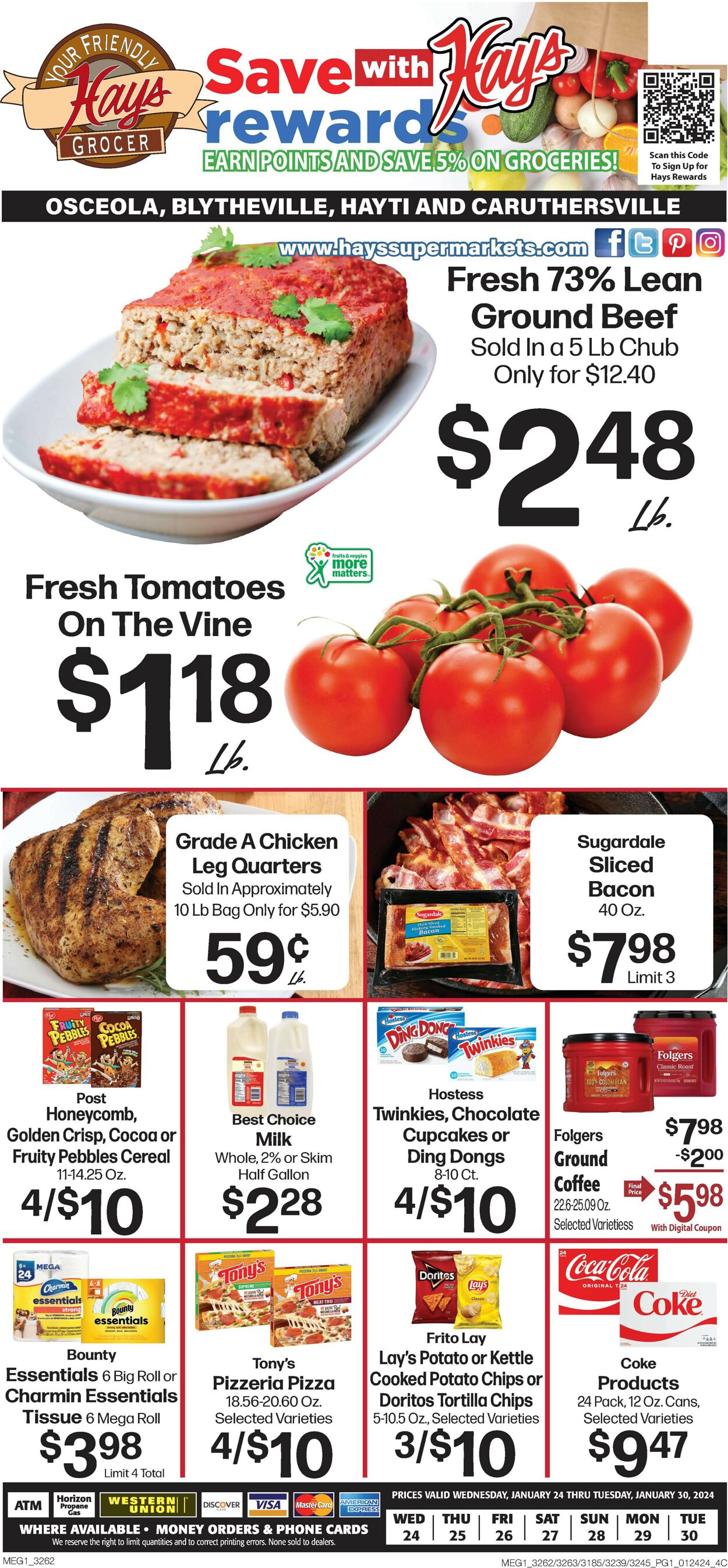 Catalogue Hays Supermarket from 01/24/2024