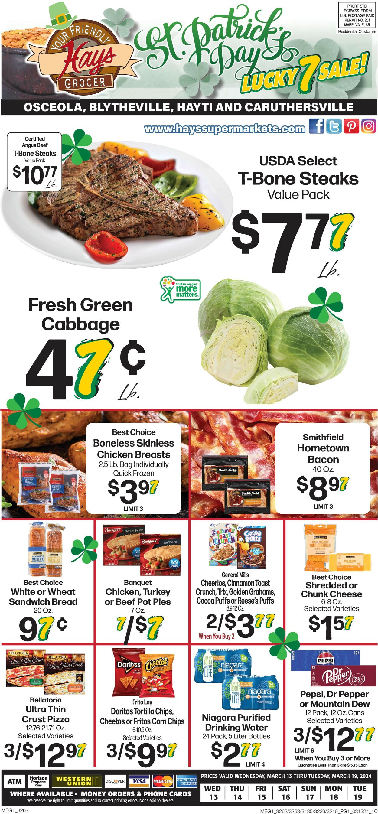 Catalogue Hays Supermarket from 03/13/2024