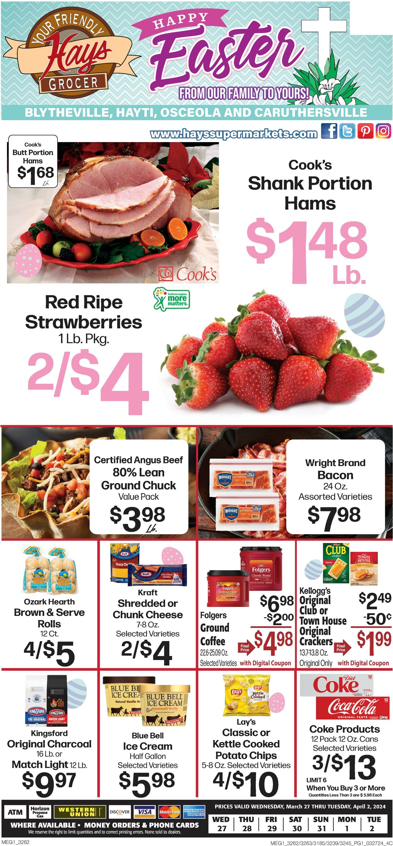 Catalogue Hays Supermarket from 03/27/2024