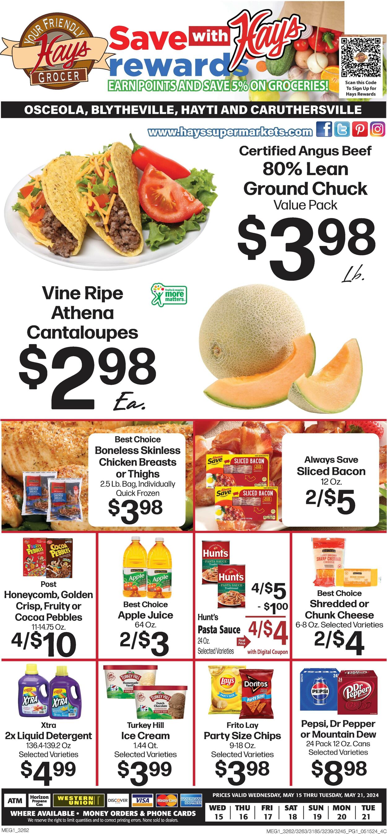 Catalogue Hays Supermarket from 05/15/2024