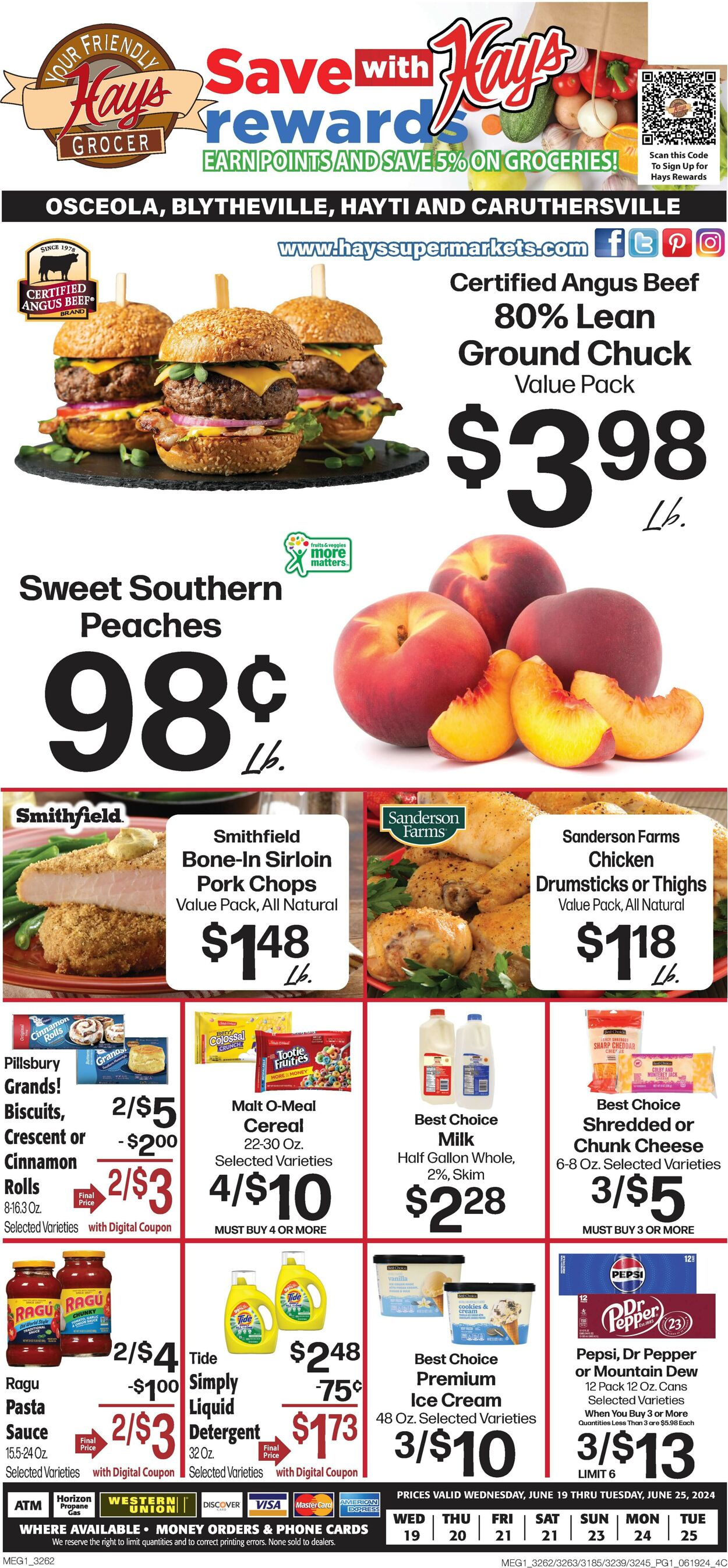 Catalogue Hays Supermarket from 06/19/2024