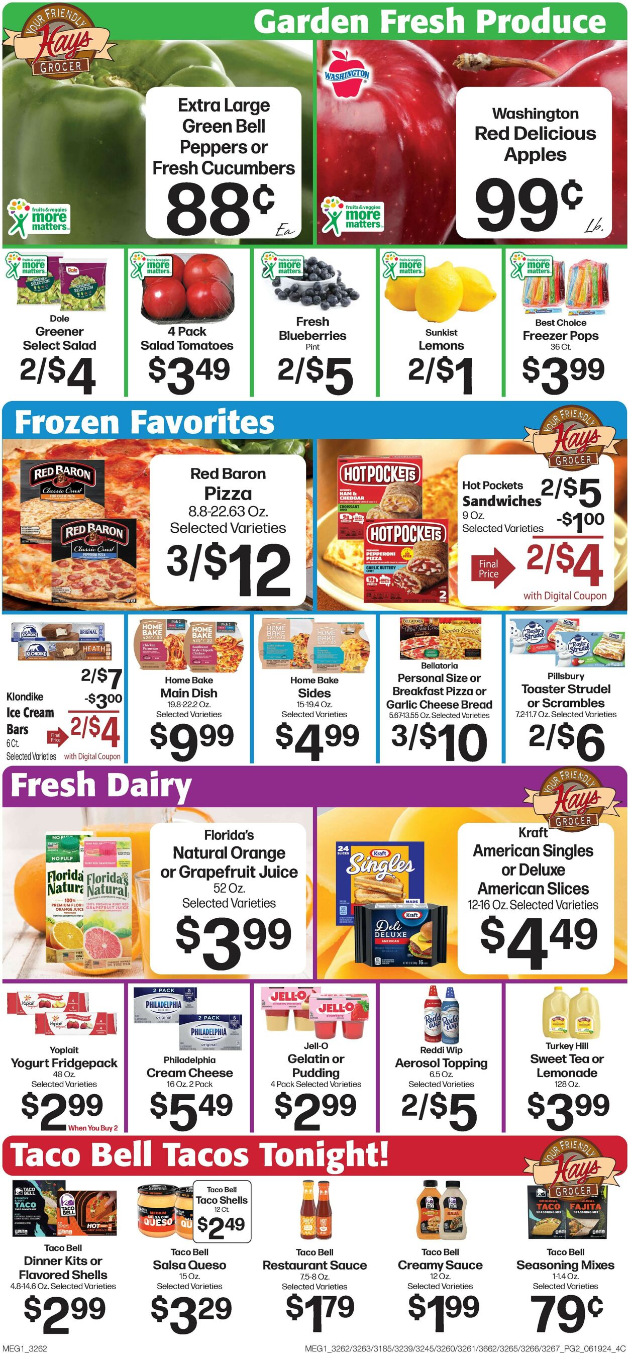 Catalogue Hays Supermarket from 06/19/2024