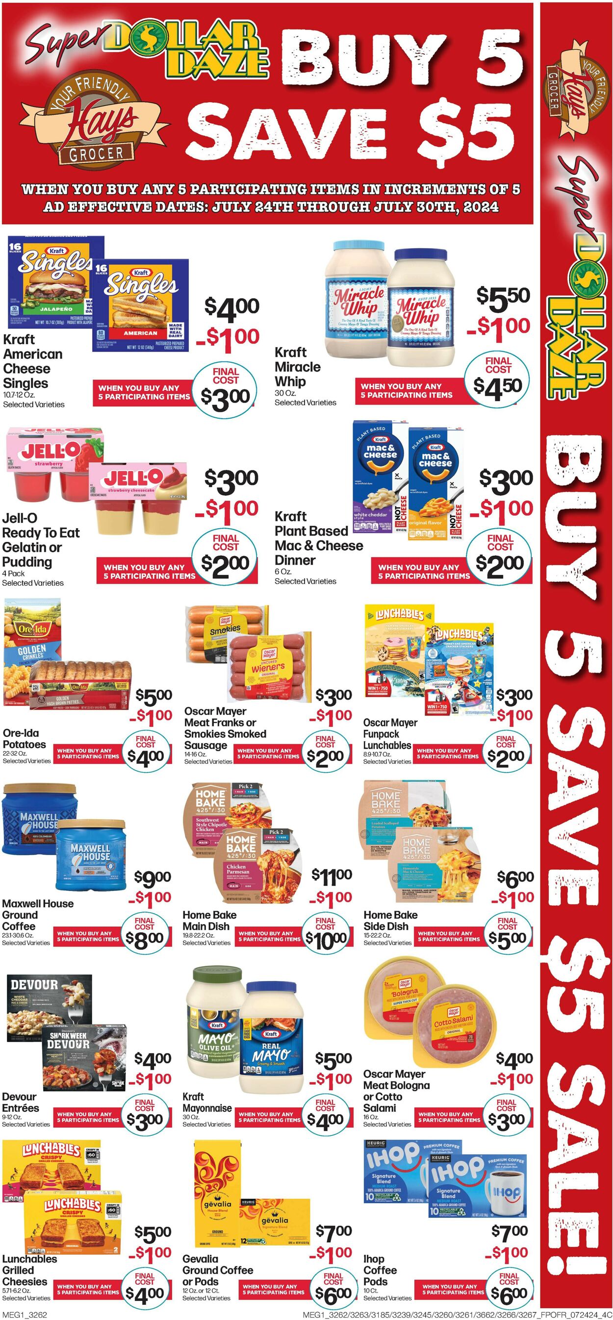 Catalogue Hays Supermarket from 07/24/2024