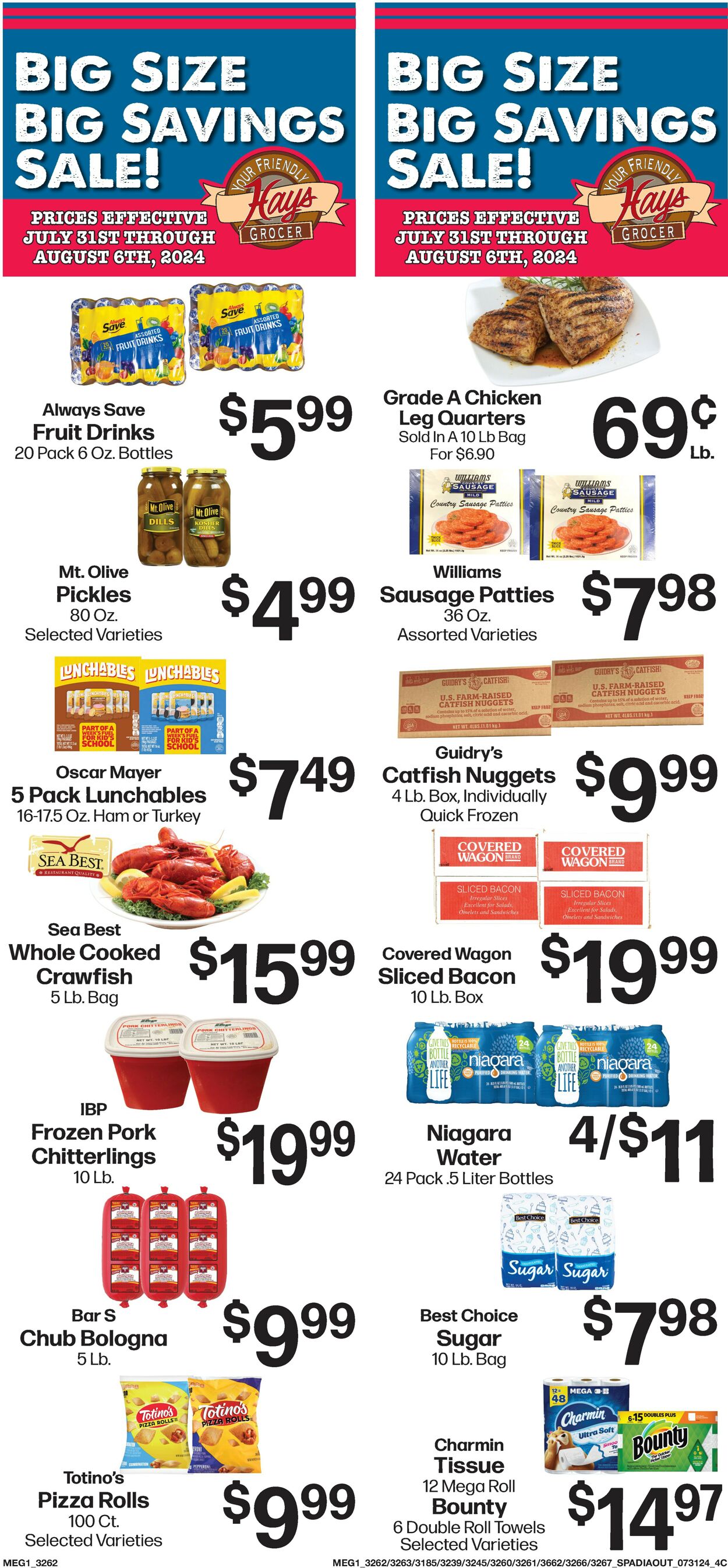 Catalogue Hays Supermarket from 07/31/2024