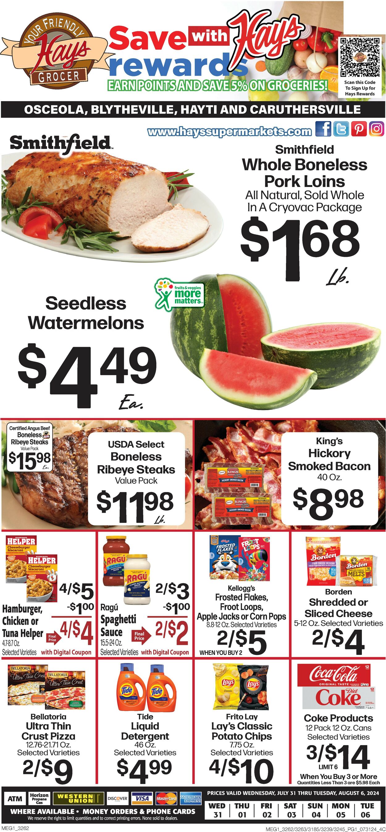 Catalogue Hays Supermarket from 07/31/2024