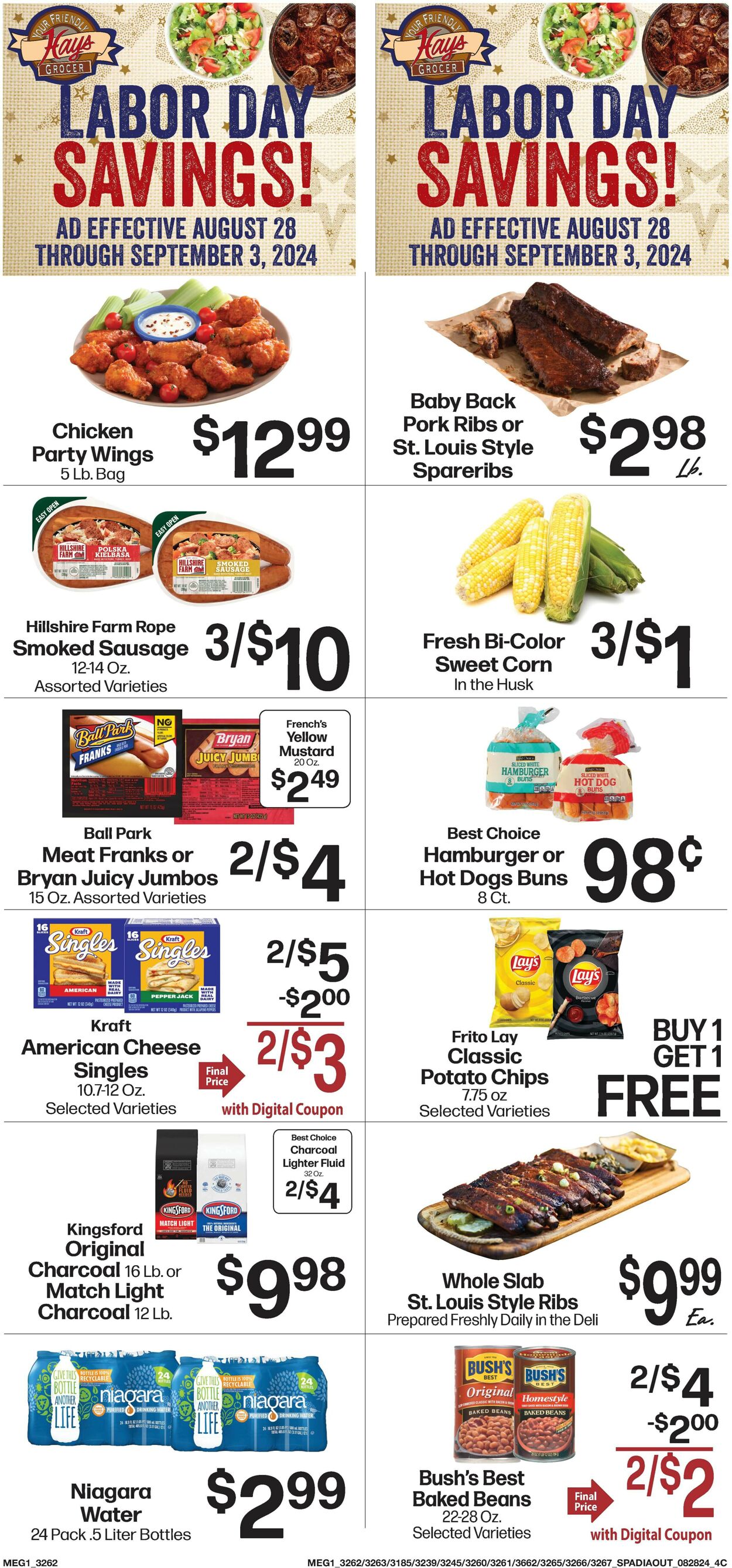 Catalogue Hays Supermarket from 08/28/2024