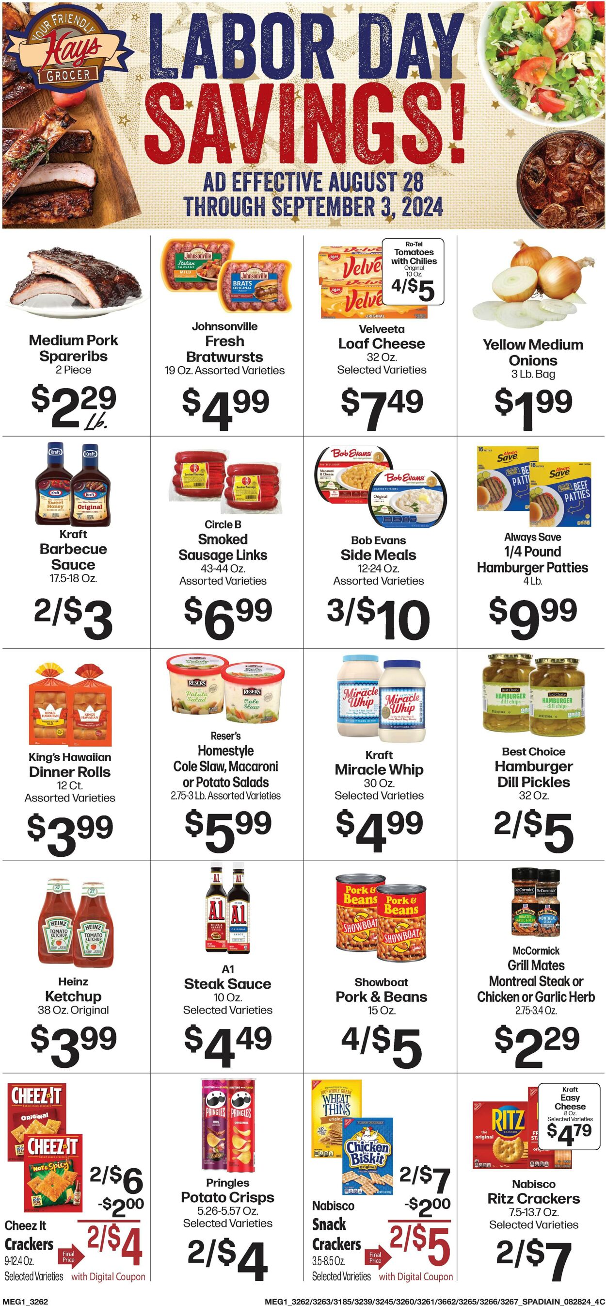 Catalogue Hays Supermarket from 08/28/2024