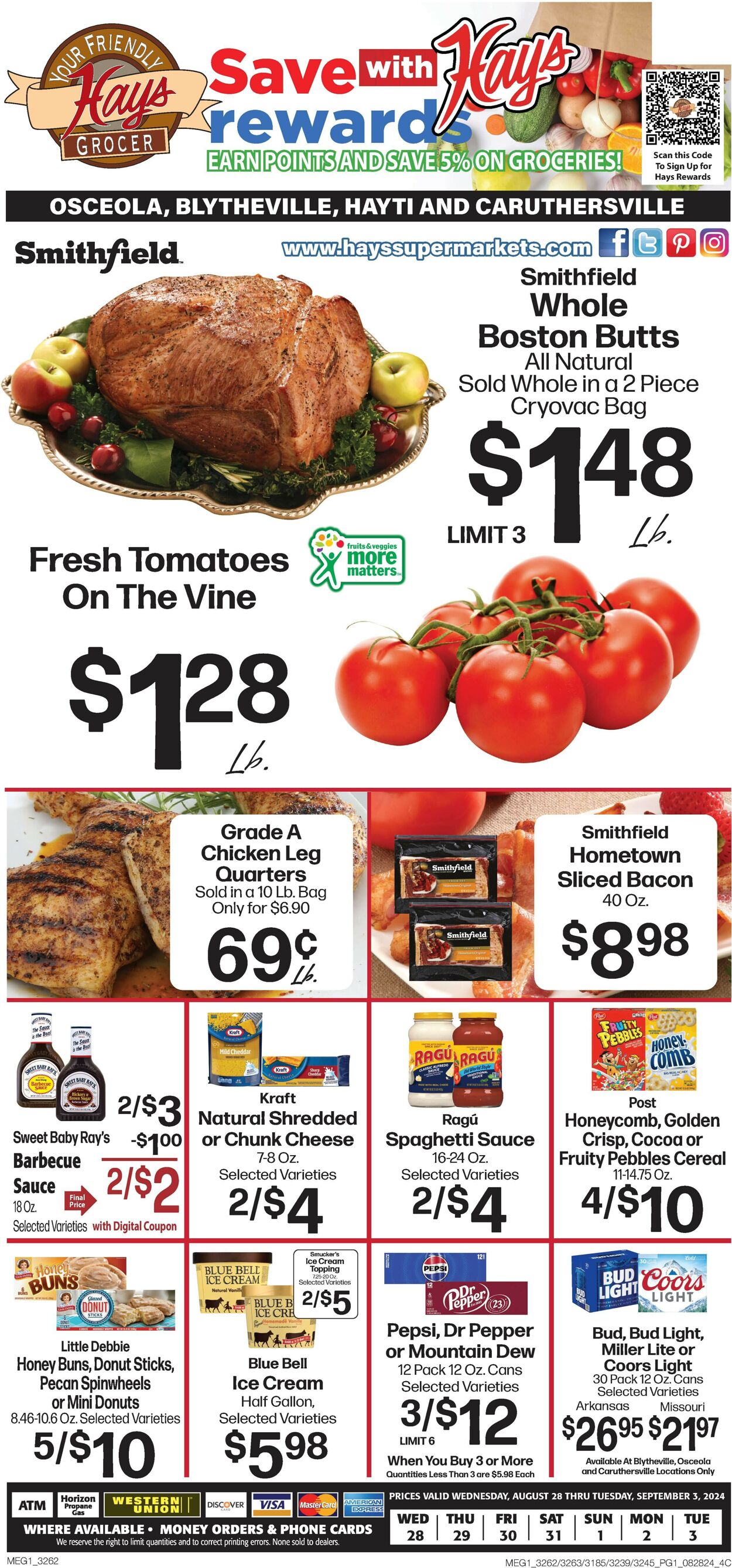 Catalogue Hays Supermarket from 08/28/2024