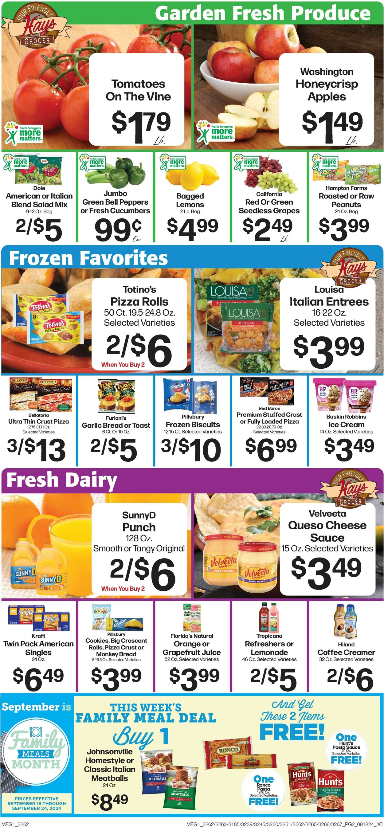 Catalogue Hays Supermarket from 09/18/2024