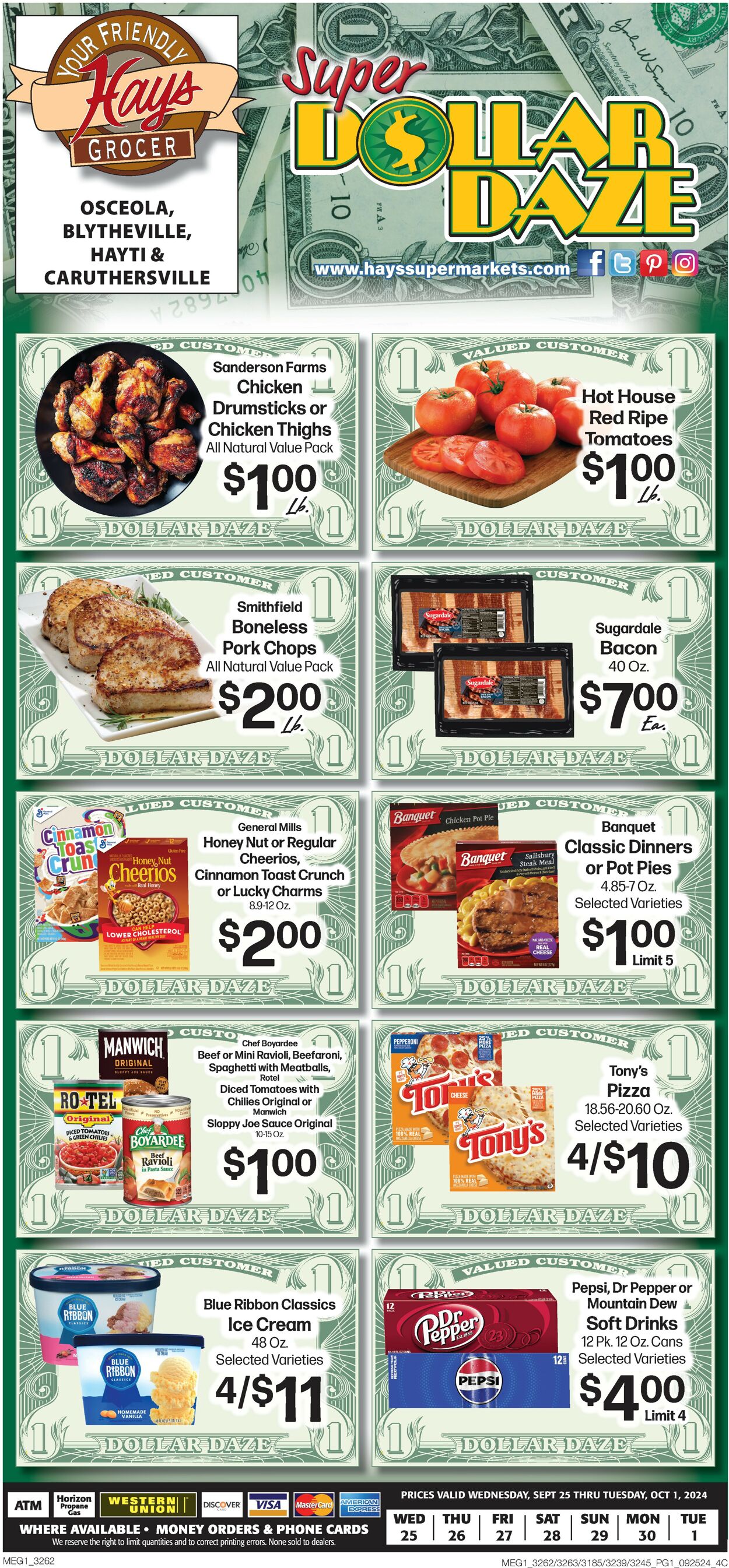 Catalogue Hays Supermarket from 09/25/2024