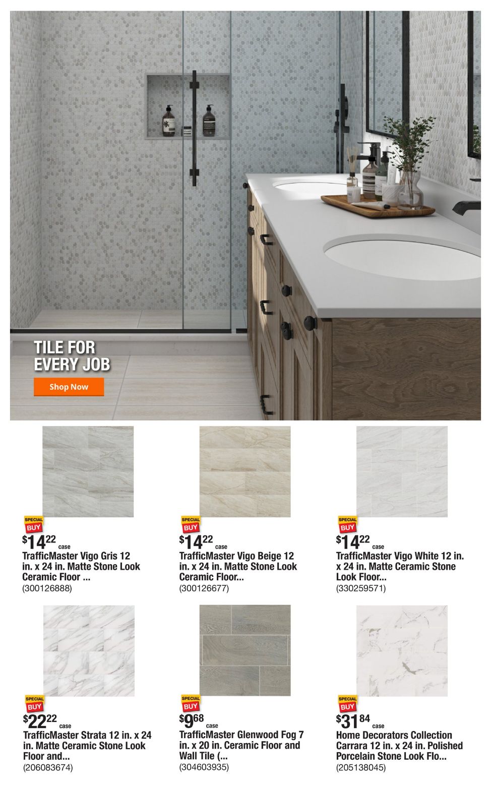 Catalogue Home Depot from 09/30/2024