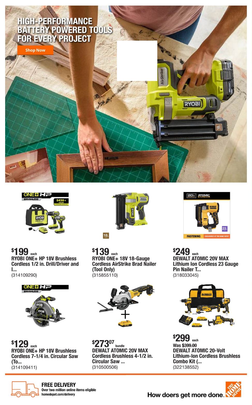 Catalogue Home Depot from 10/17/2024