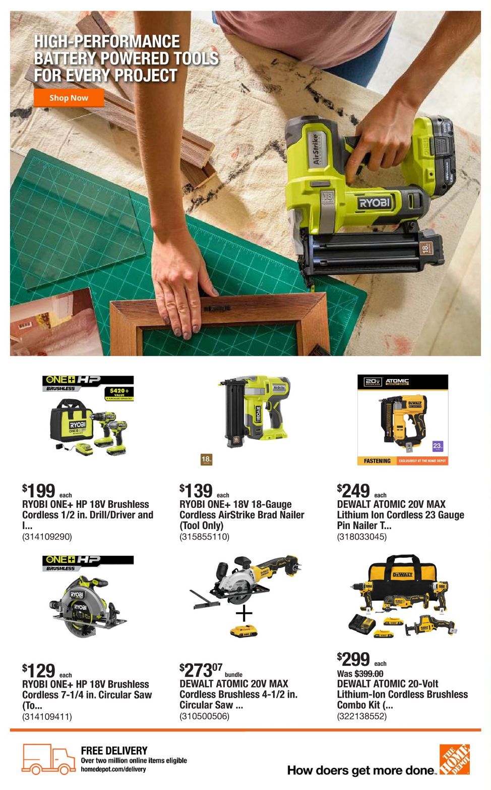 Catalogue Home Depot from 10/17/2024