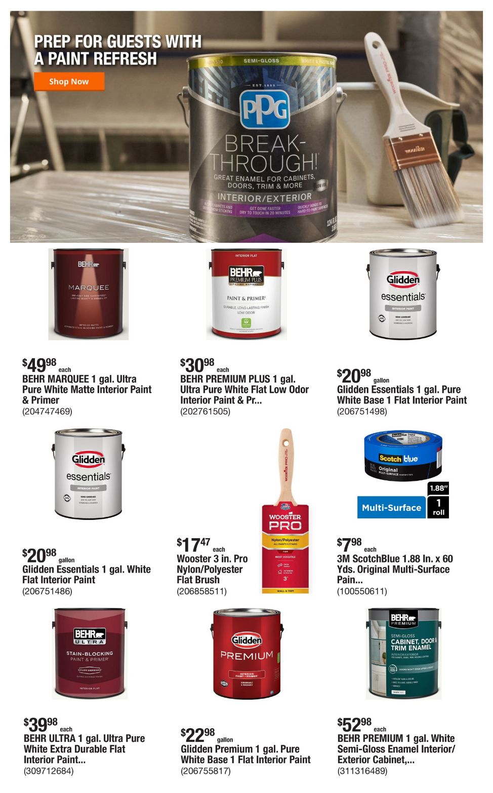 Catalogue Home Depot from 10/24/2024