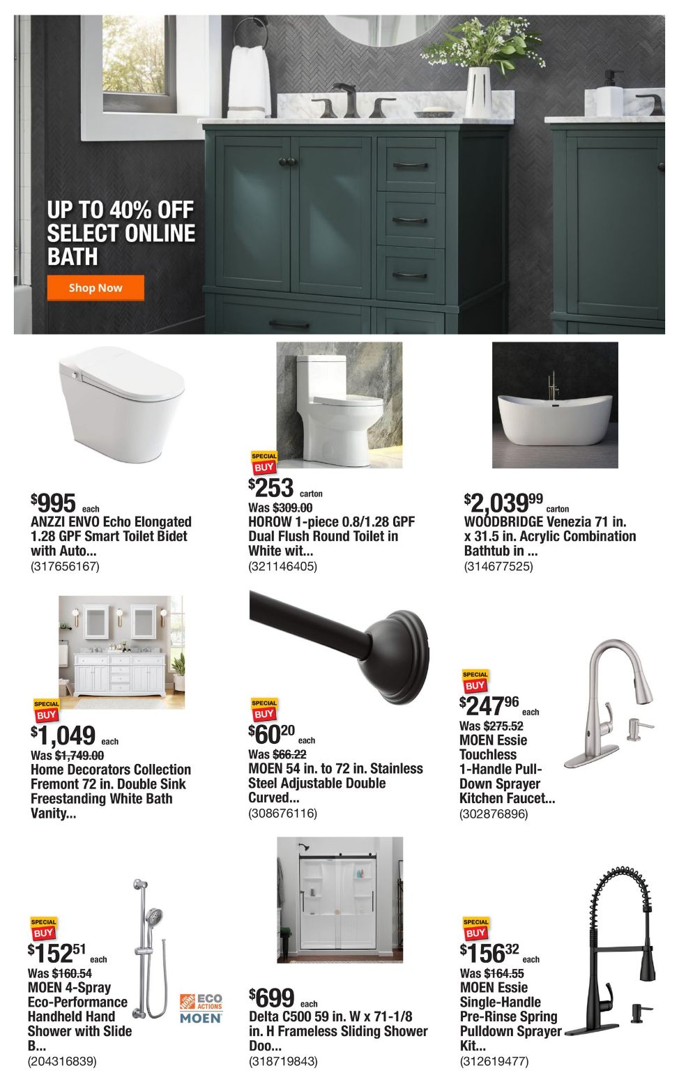 Catalogue Home Depot from 10/24/2024