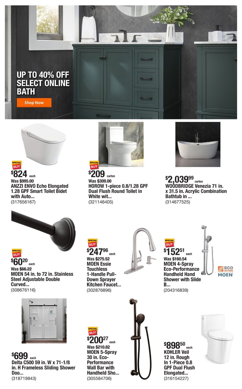 Catalogue Home Depot from 10/24/2024