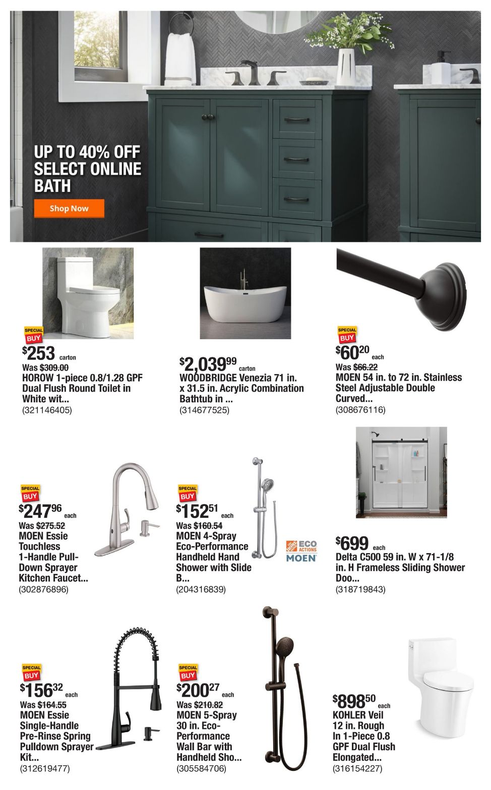 Catalogue Home Depot from 10/24/2024