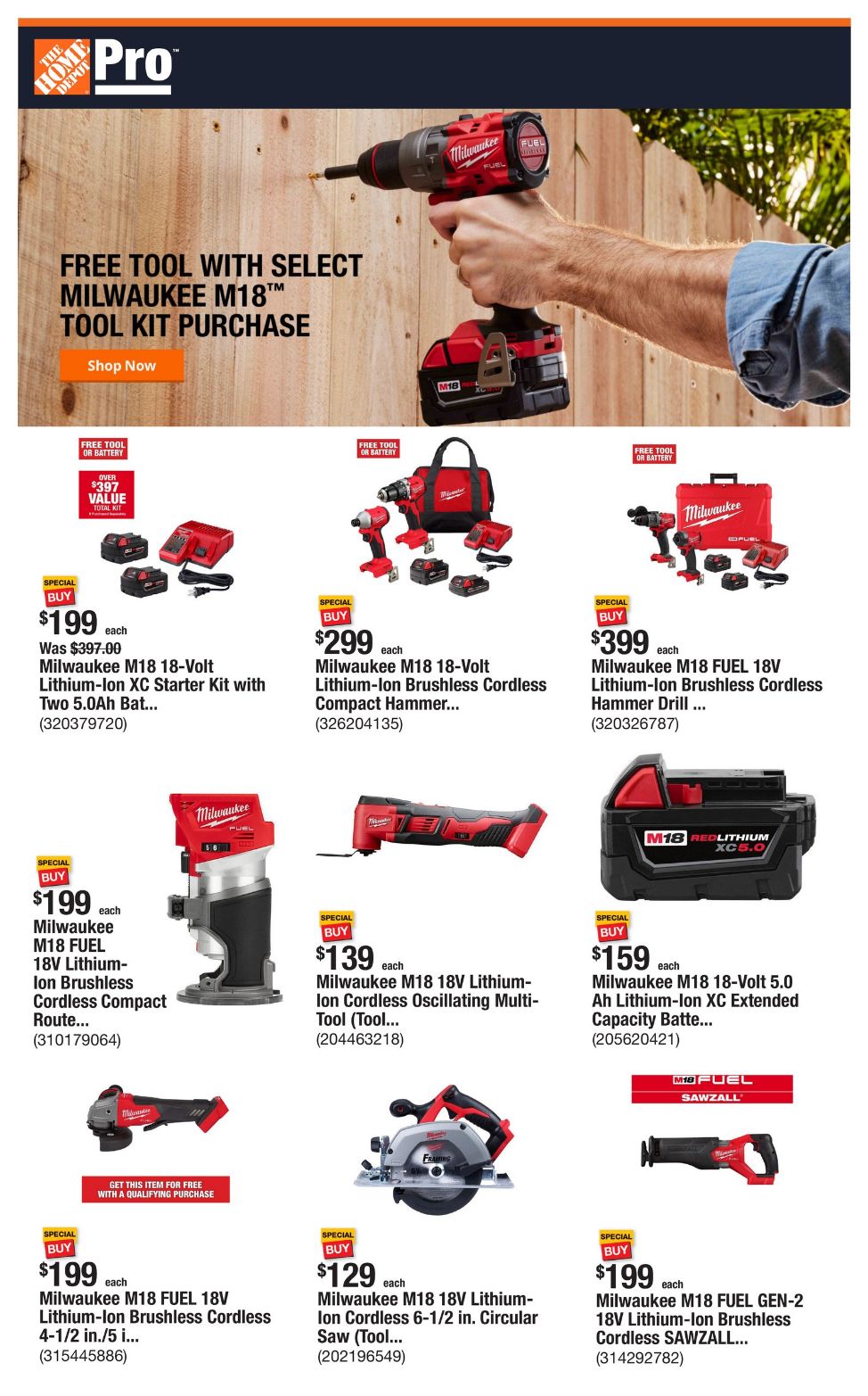 Catalogue Home Depot from 10/28/2024