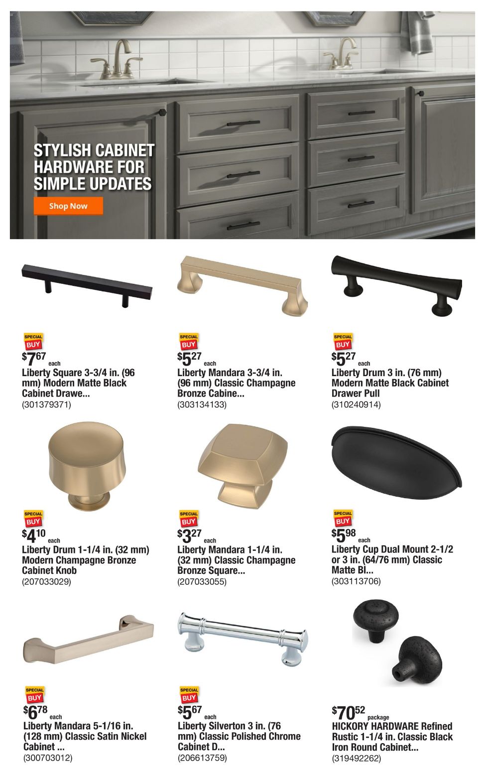 Catalogue Home Depot from 10/31/2024